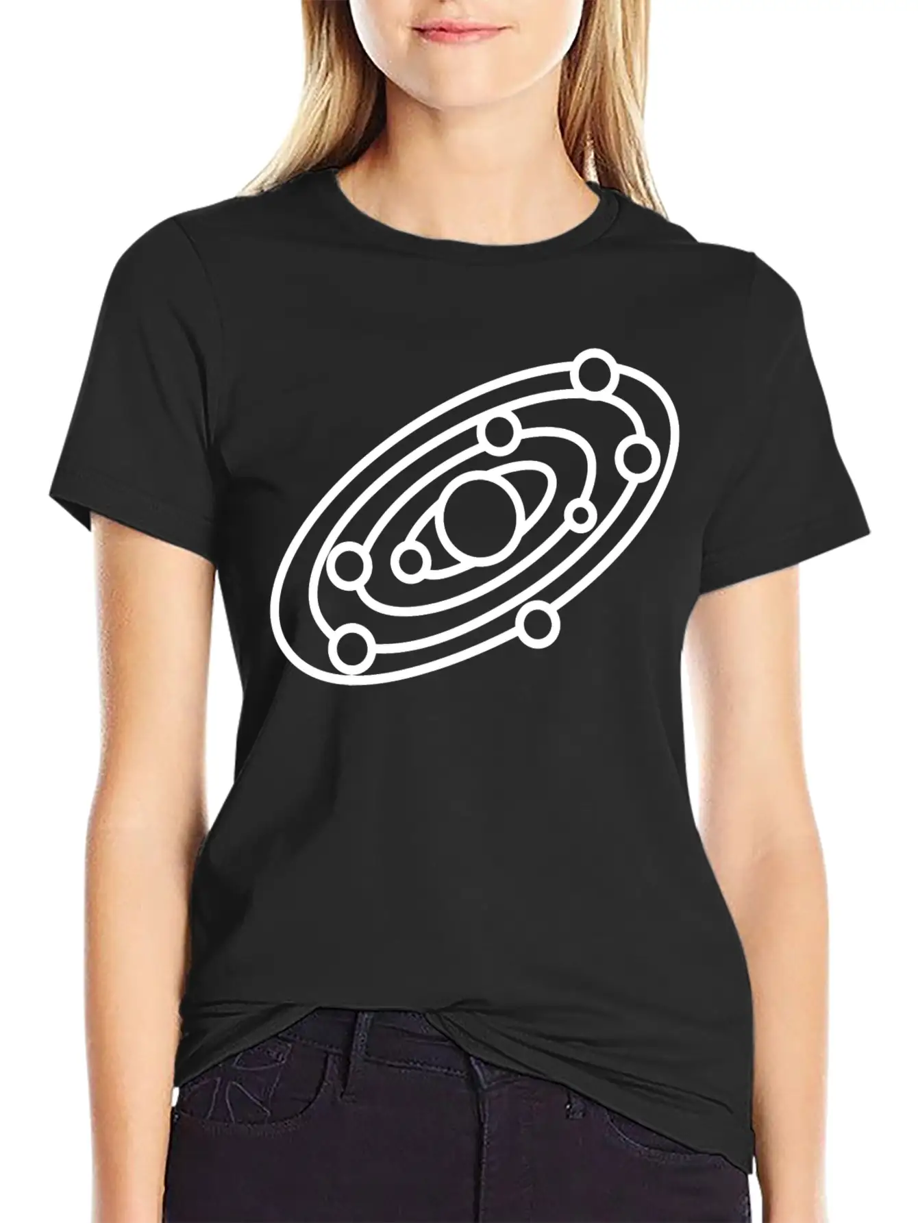 Solar System Stylish Everyday T-Shirt – Unisex Basic Cotton Tee