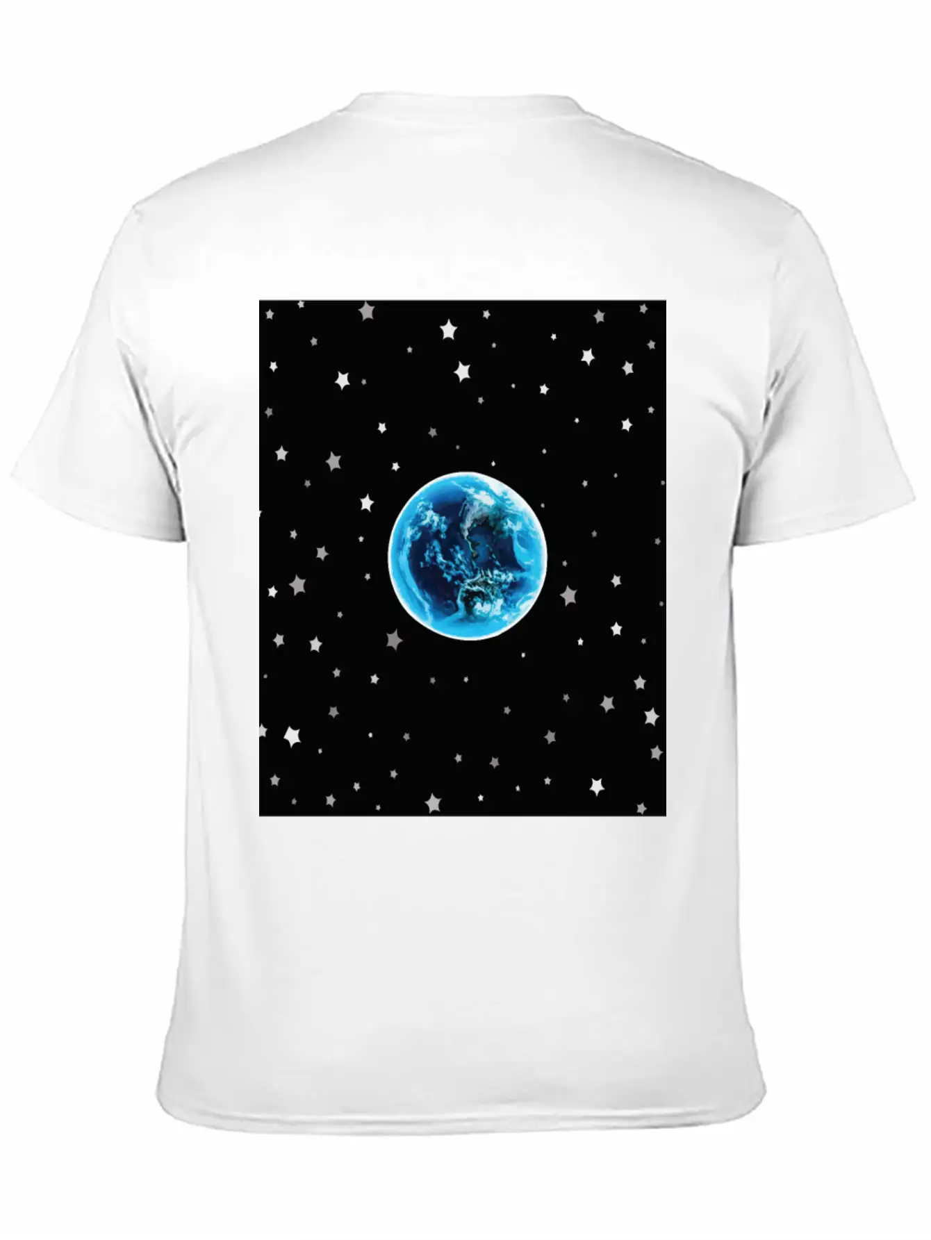 Solar System Universe Planet Earth Classic Fit Graphic Tee For Daily Comfort – Unisex Cotton Shirt