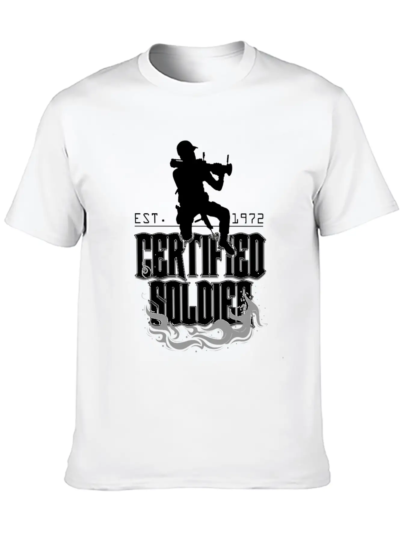 Soldiers Courage To Fight Certifies A Real Soldier Modern Fit Casual T-Shirt – Clean And Versatile Design
