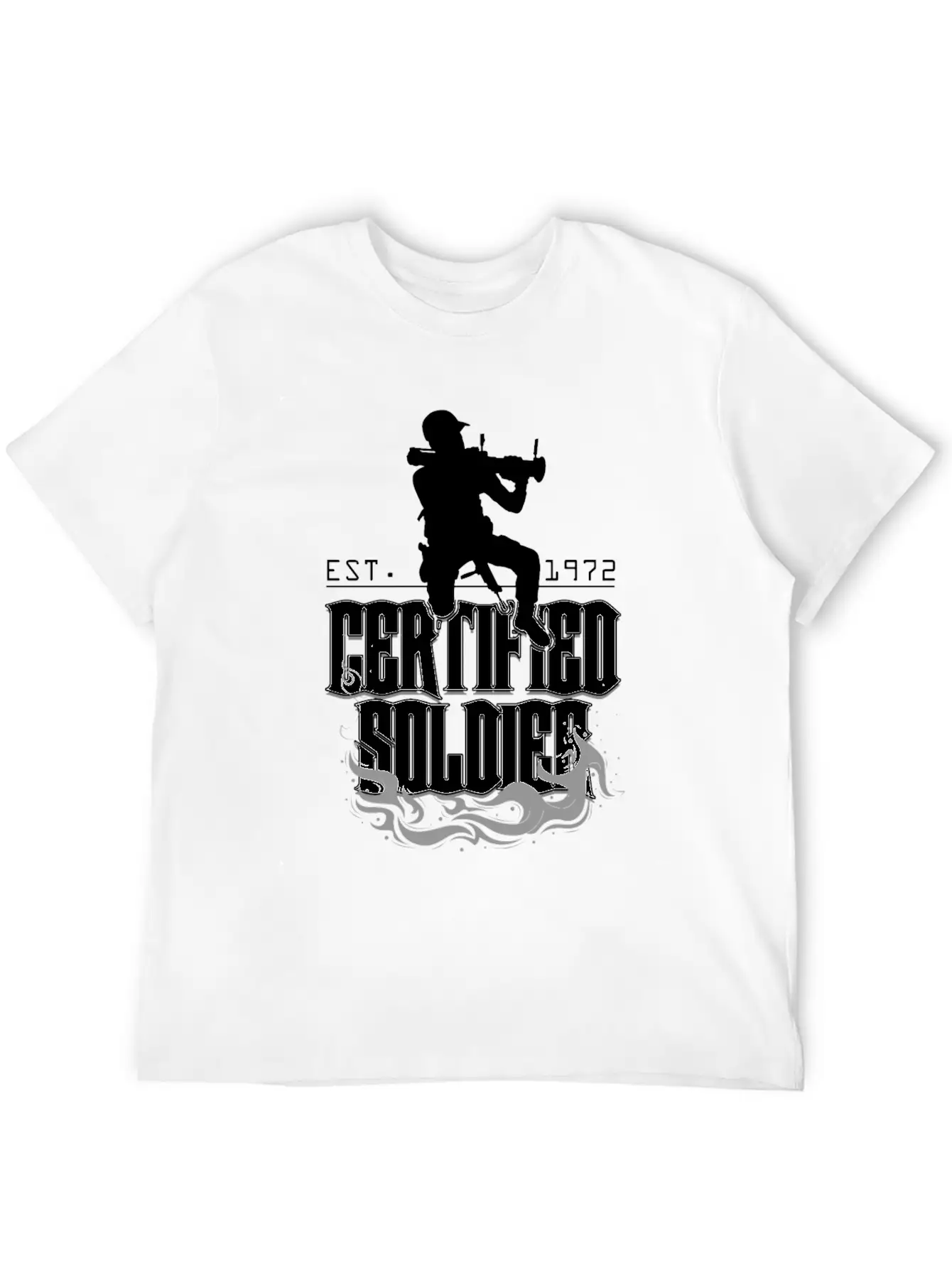 Soldiers Courage To Fight Certifies A Real Soldier Modern Fit Casual T-Shirt – Clean And Versatile Design
