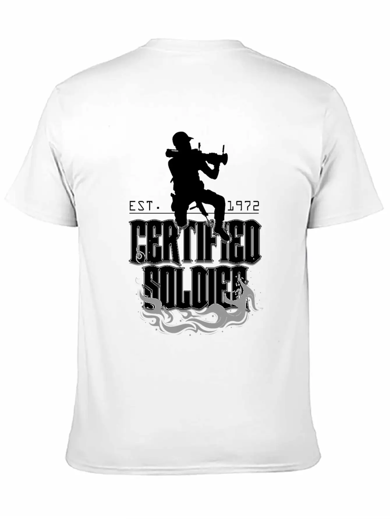 Soldiers Courage To Fight Certifies A Real Soldier Modern Fit Casual T-Shirt – Clean And Versatile Design