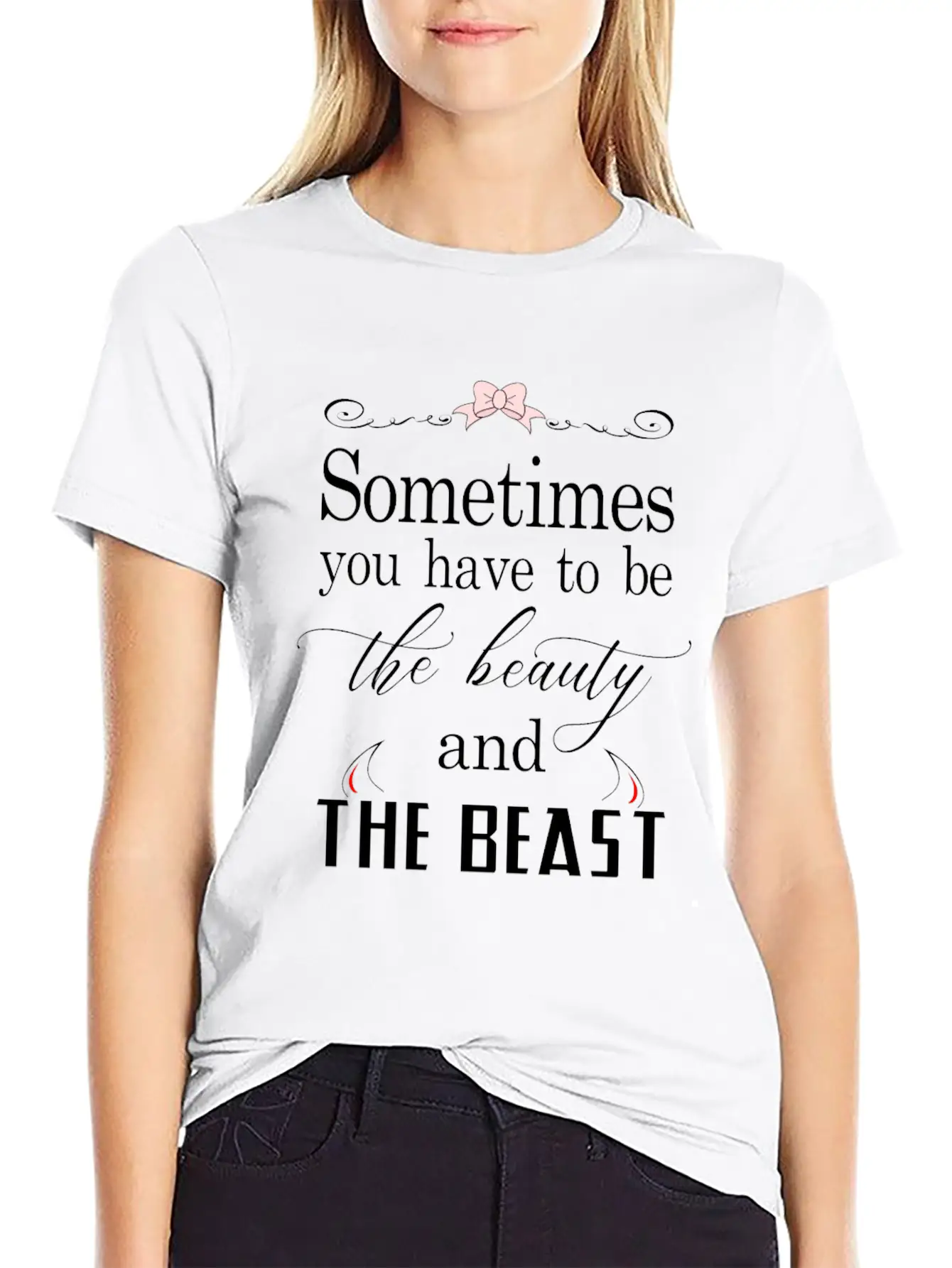 Sometimes You Have To Be The Beauty And The Beast Essential Cotton Tee For Daily Outfits – Unisex Style