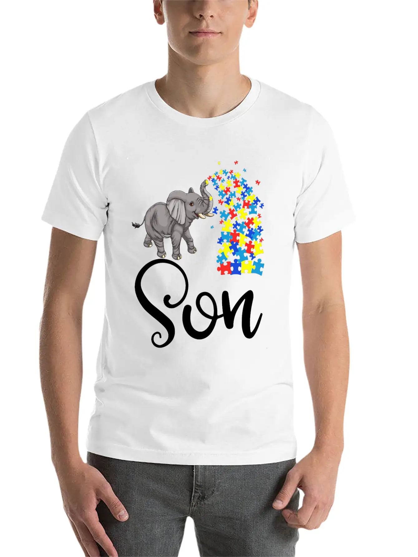 Son Elephant Relaxed Everyday Tee – Lightweight And Durable Cotton