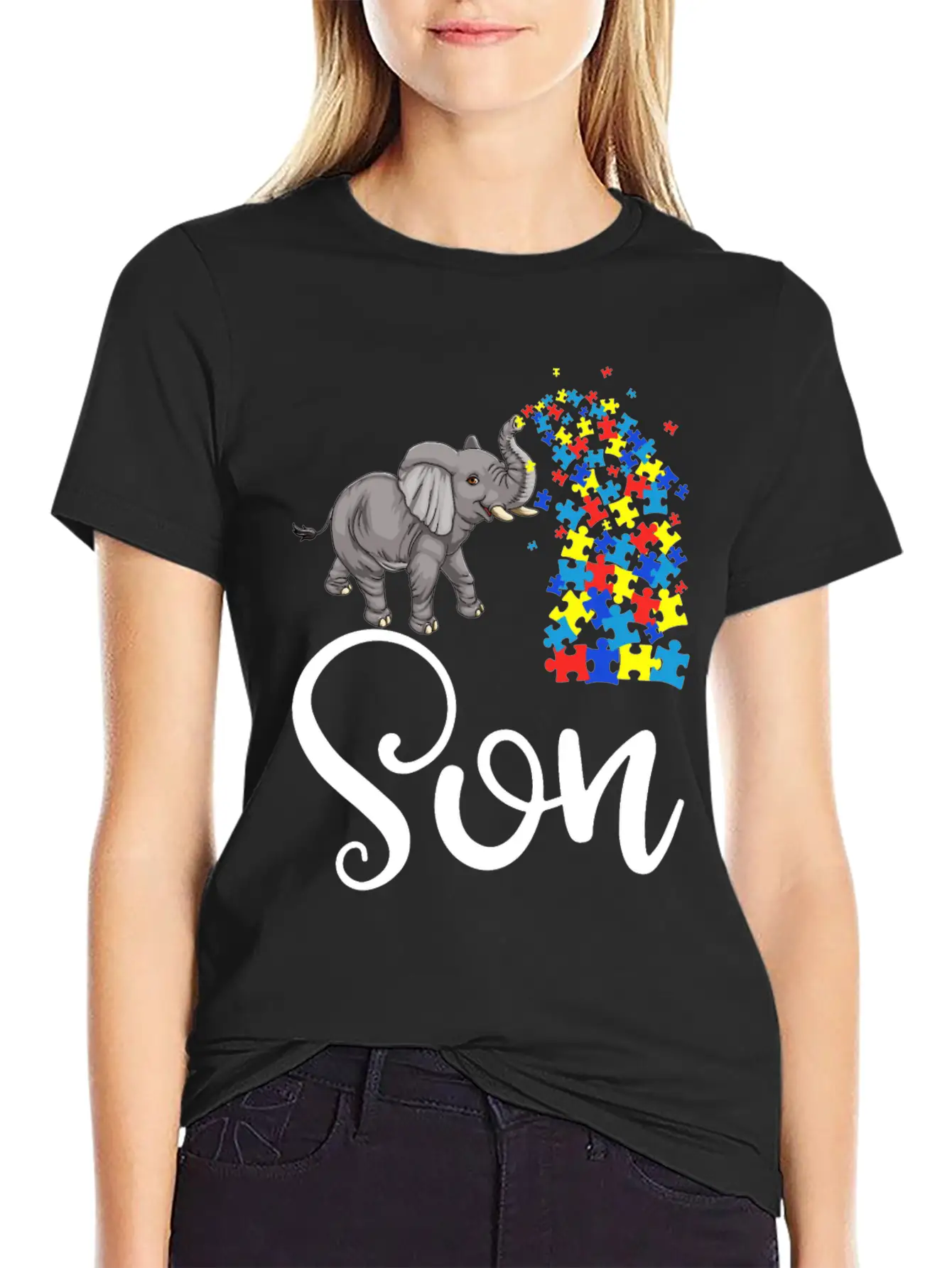 Son Elephant Relaxed Everyday Tee – Lightweight And Durable Cotton