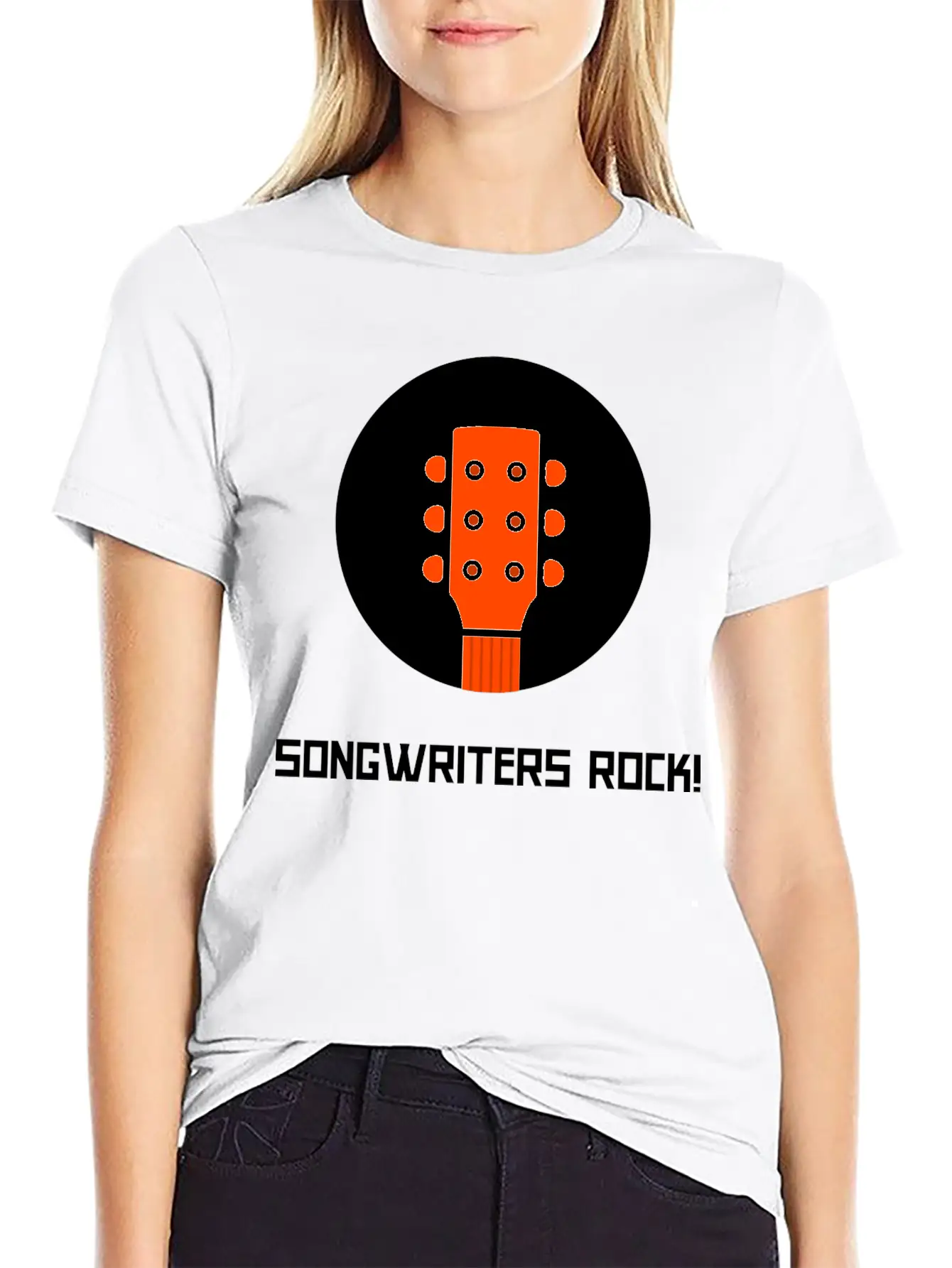 SONGWRITERS ROCK!' Lightweight Cotton T-Shirt – Daily Comfort Graphic Shirt