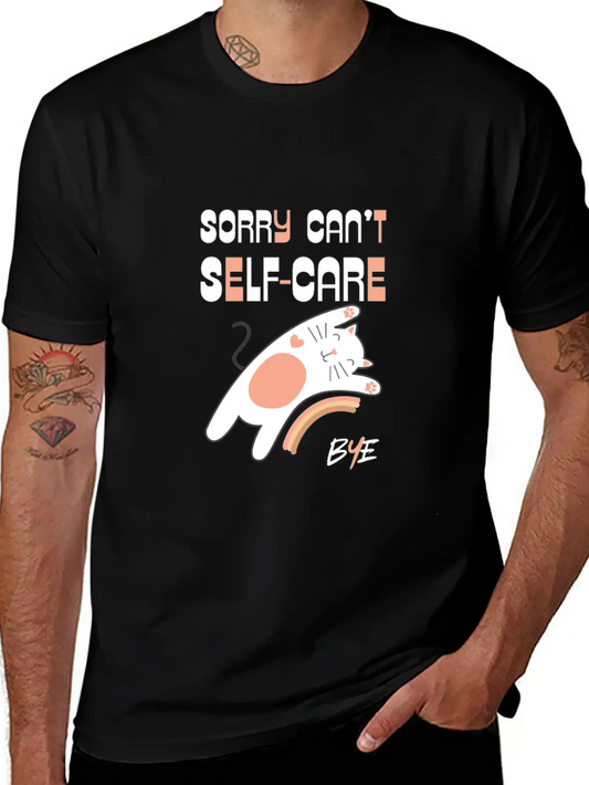 SORRY CAN'T SELF BYE Soft Cotton Short Sleeve Tee – Unisex Wardrobe Staple