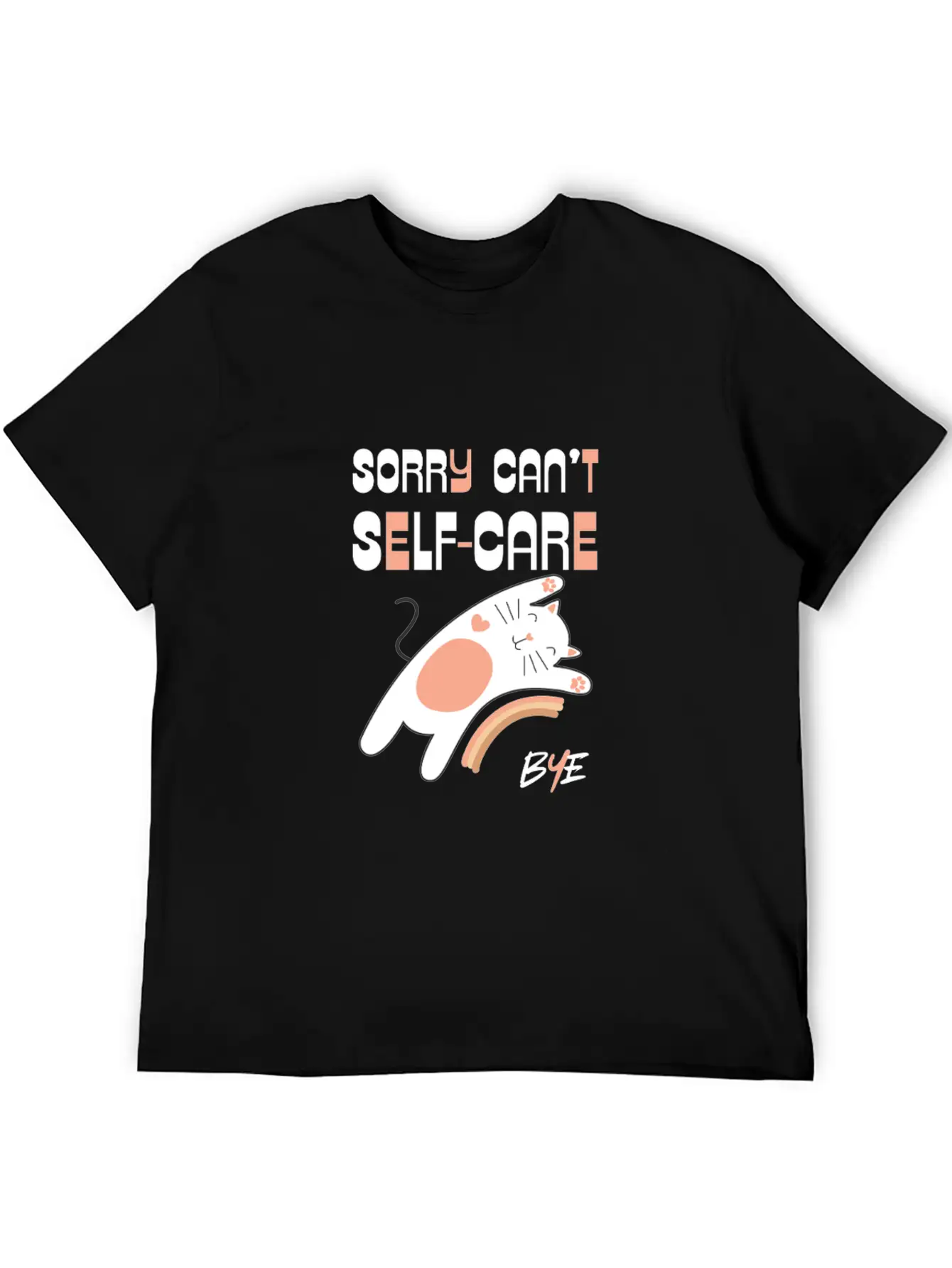 SORRY CAN'T SELF BYE Soft Cotton Short Sleeve Tee – Unisex Wardrobe Staple