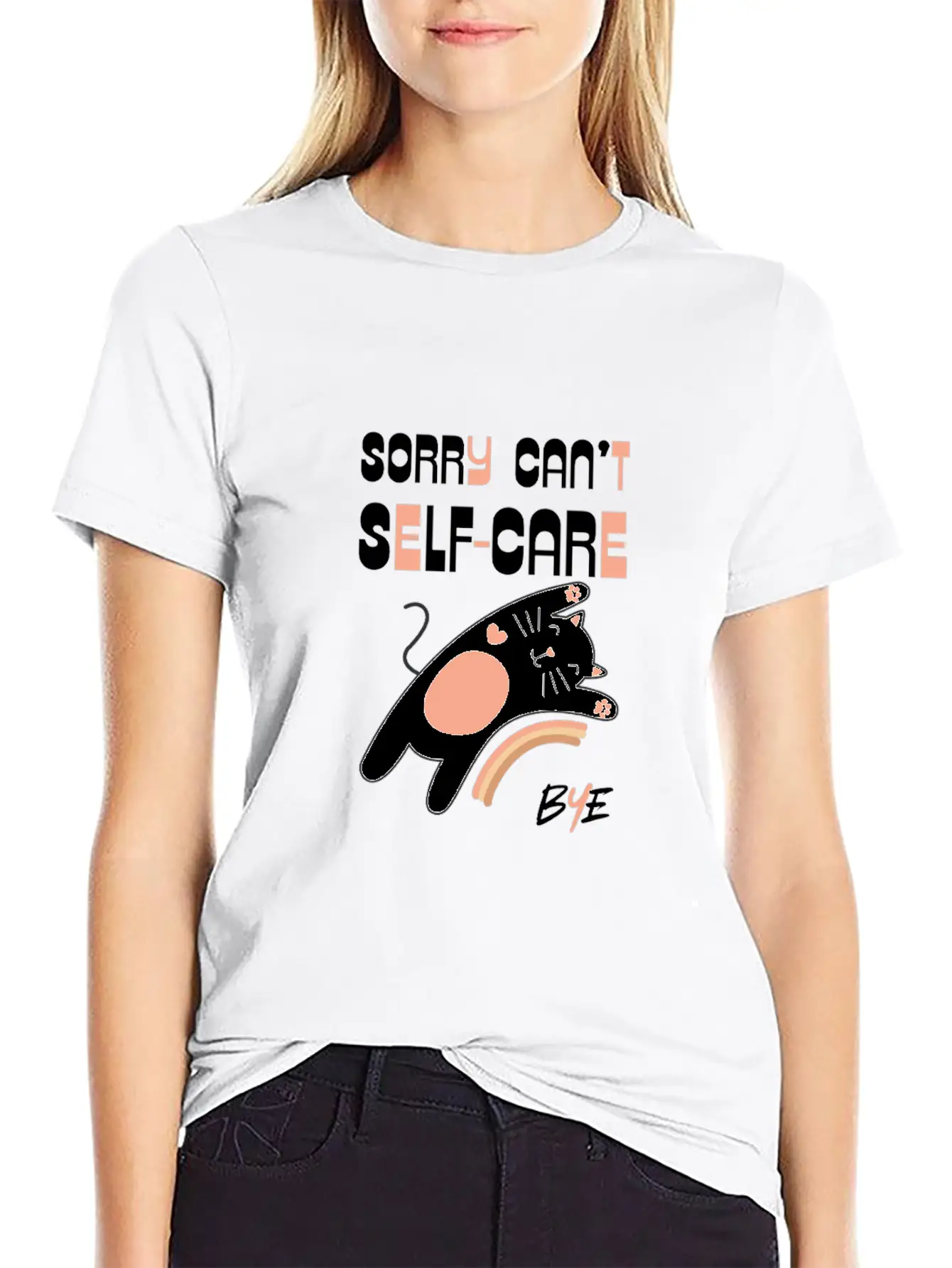 SORRY CAN'T SELF BYE Soft Cotton Short Sleeve Tee – Unisex Wardrobe Staple