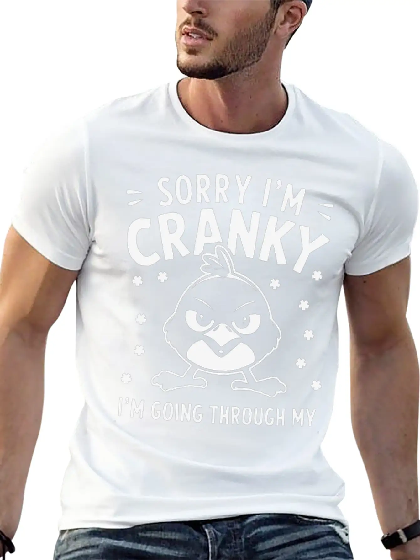 Sorry I'm Cranky I'm Going Through My Terrible 60 Classic Fit Graphic Tee For Daily Comfort – Unisex Cotton Shirt