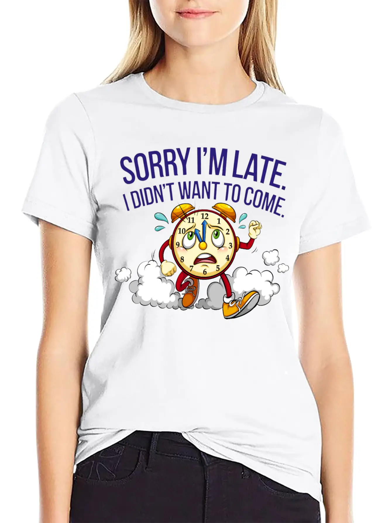 Sorry I'm Late I Didn't Want To Come Soft Cotton Short Sleeve Tee – Unisex Wardrobe Staple