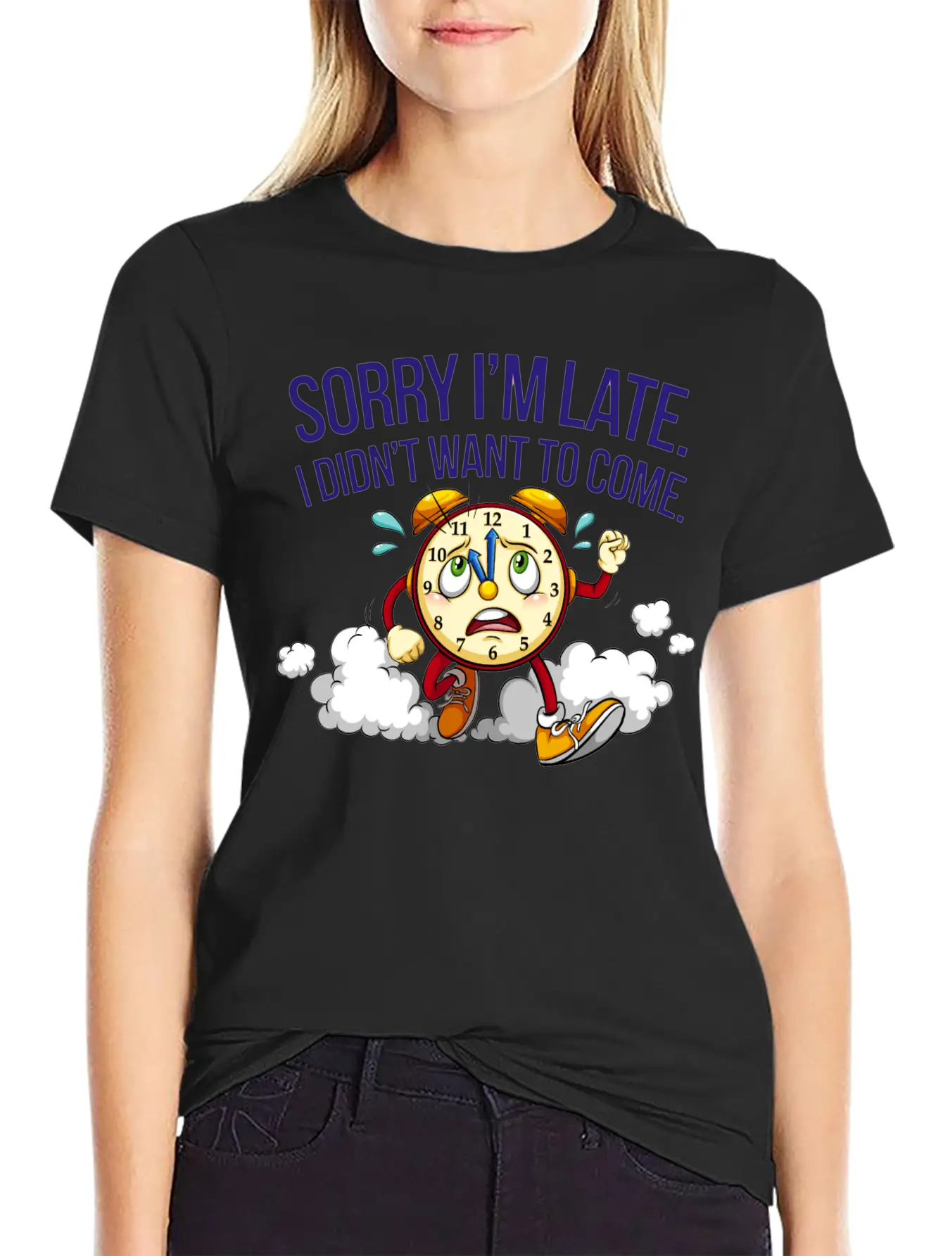 Sorry I'm Late I Didn't Want To Come Soft Cotton Short Sleeve Tee – Unisex Wardrobe Staple