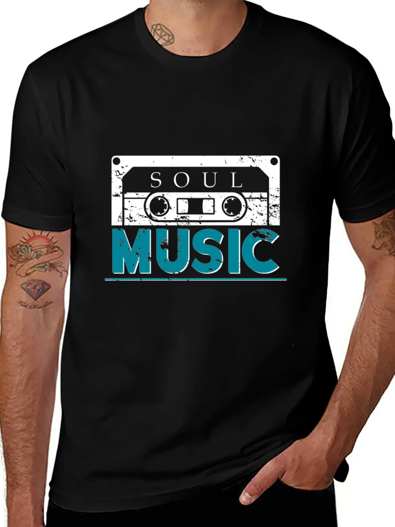 Soul Music Mixtape Kids Singer Choir Gift Modern Fit Casual T-Shirt – Clean And Versatile Design