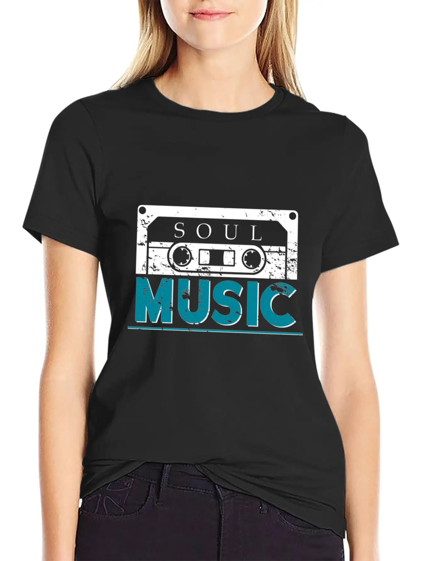 Soul Music Mixtape Kids Singer Choir Gift Modern Fit Casual T-Shirt – Clean And Versatile Design