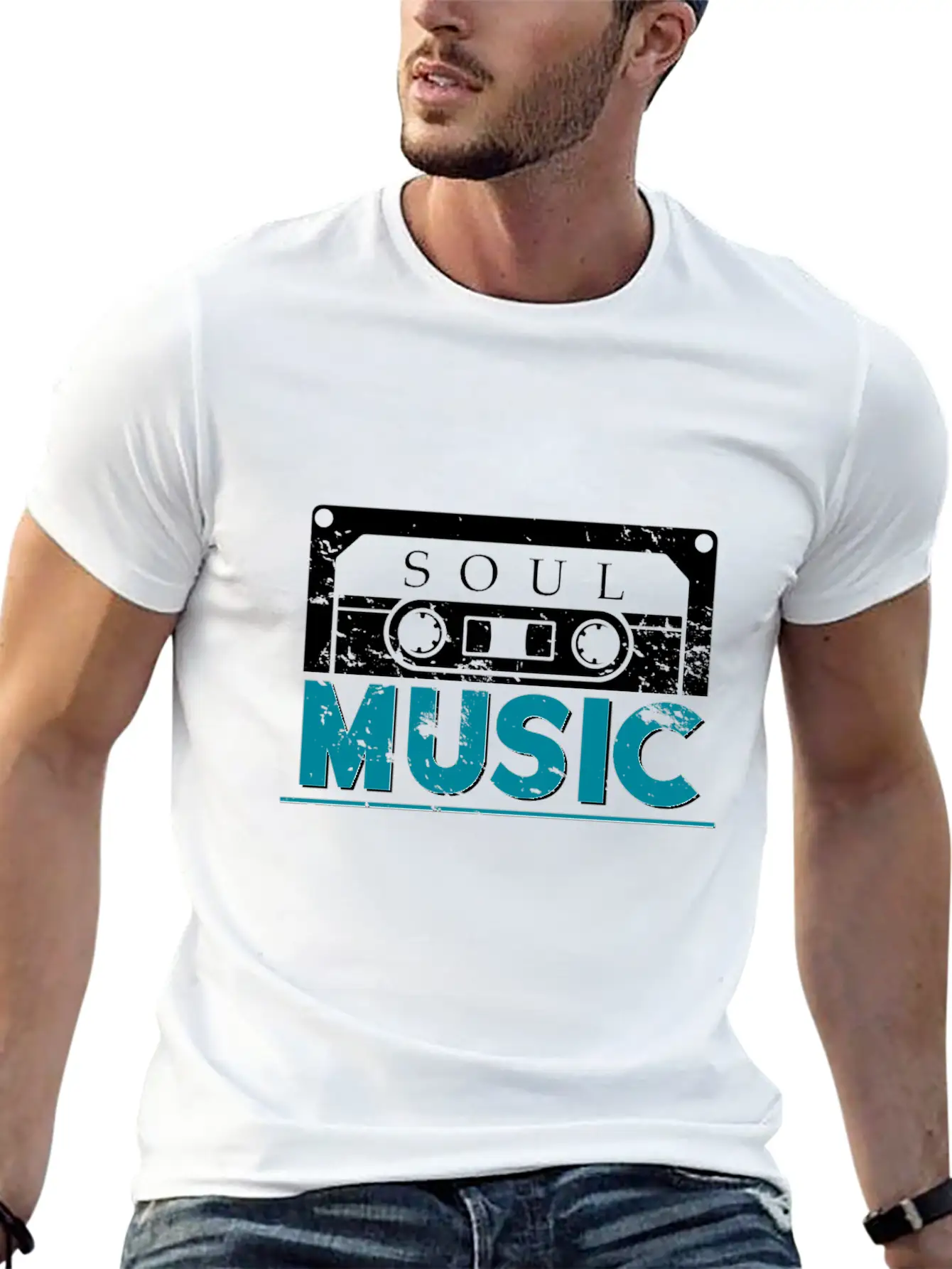 Soul Music Mixtape Kids Singer Choir Gift Modern Fit Casual T-Shirt – Clean And Versatile Design