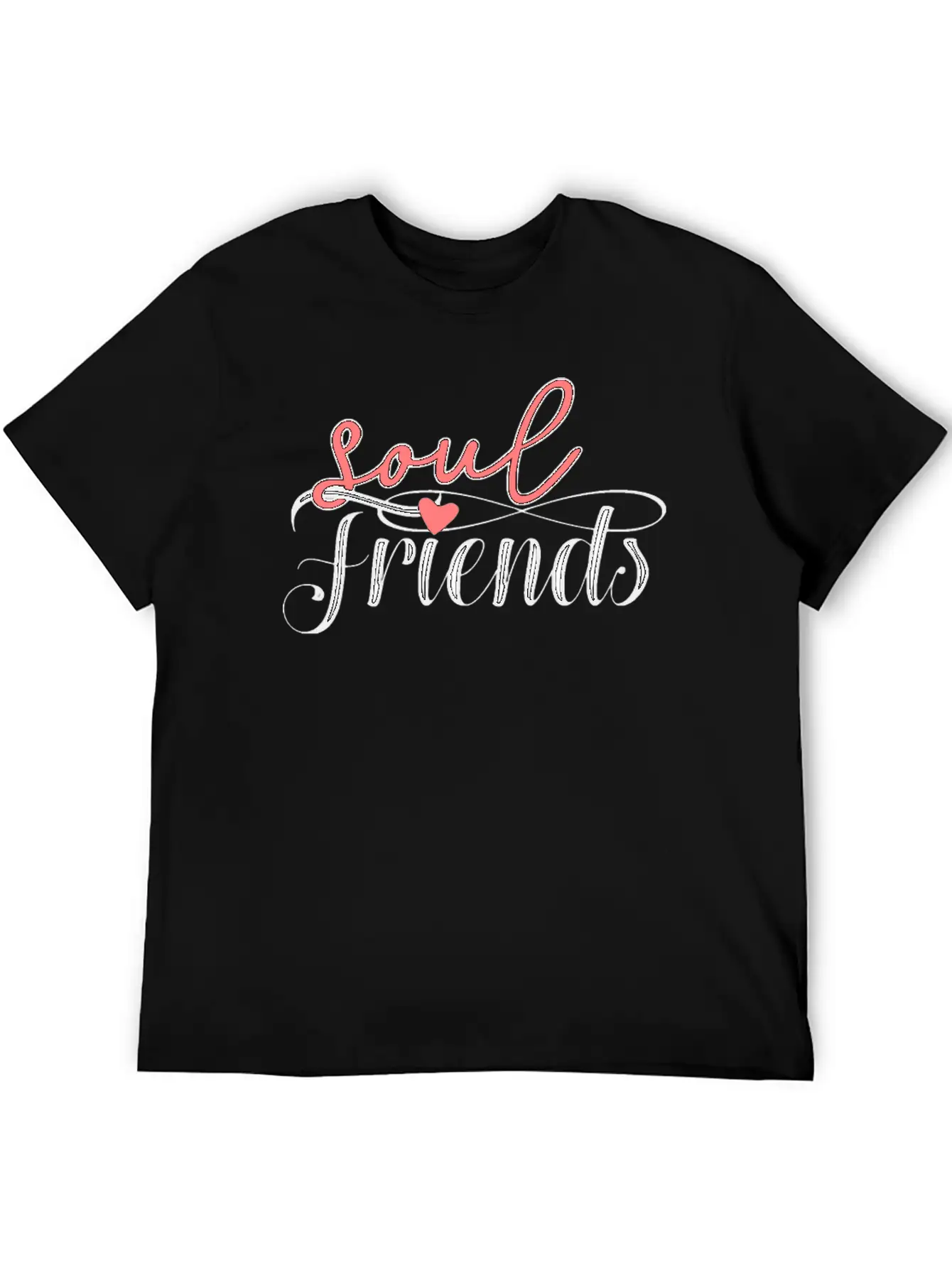 Soulmates Soul Friends Friendship Infinity Stylish Everyday T-Shirt – Unisex Basic Cotton Tee
