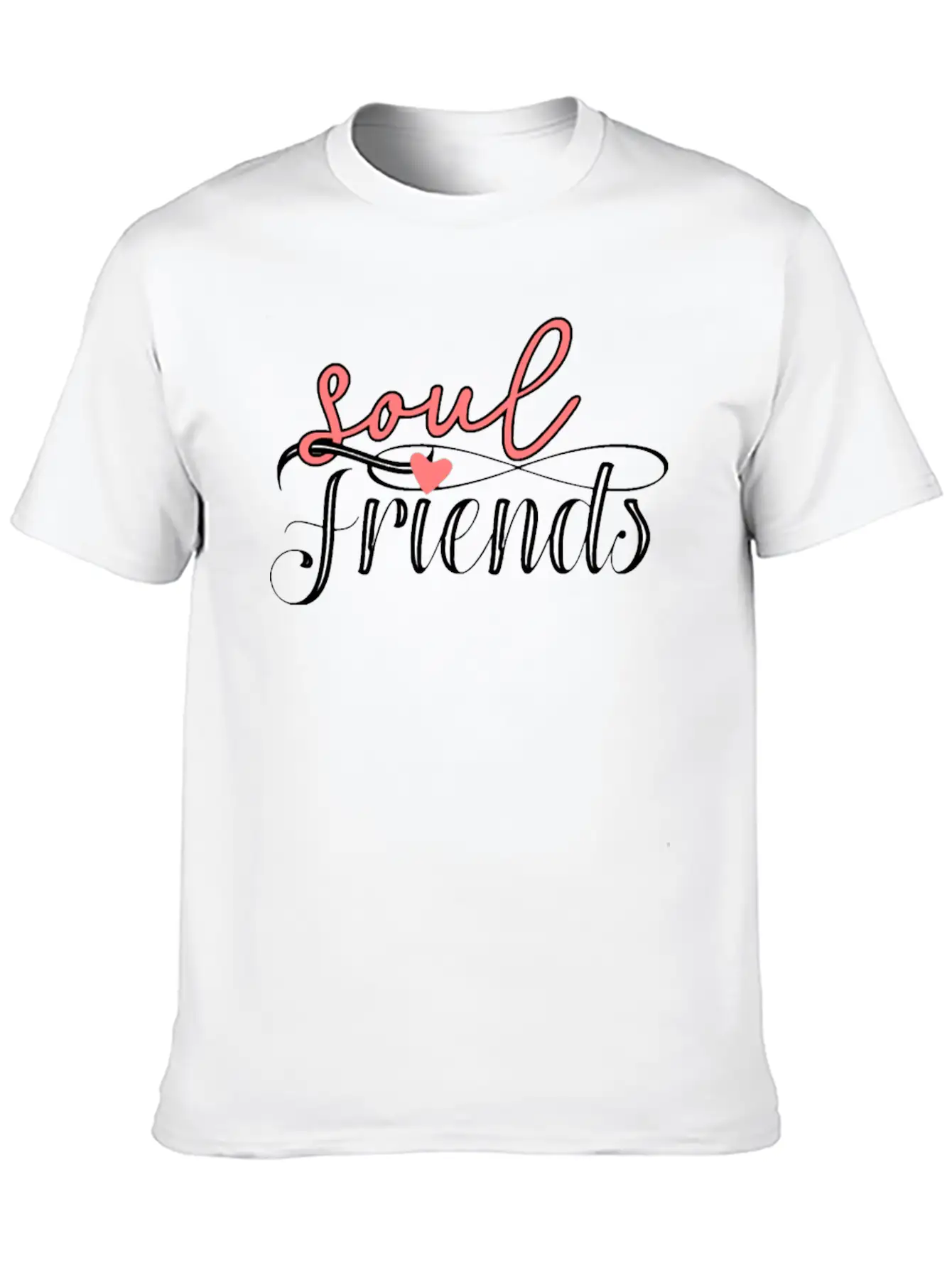 Soulmates Soul Friends Friendship Infinity Stylish Everyday T-Shirt – Unisex Basic Cotton Tee