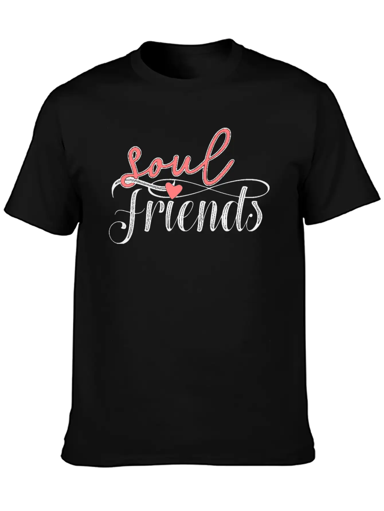 Soulmates Soul Friends Friendship Infinity Stylish Everyday T-Shirt – Unisex Basic Cotton Tee