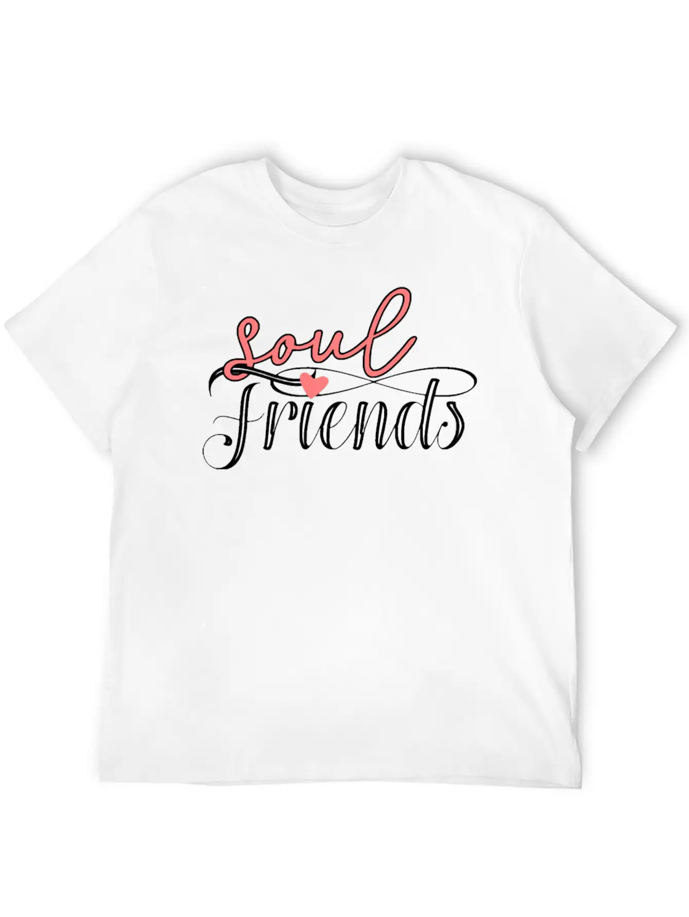 Soulmates Soul Friends Friendship Infinity Stylish Everyday T-Shirt – Unisex Basic Cotton Tee