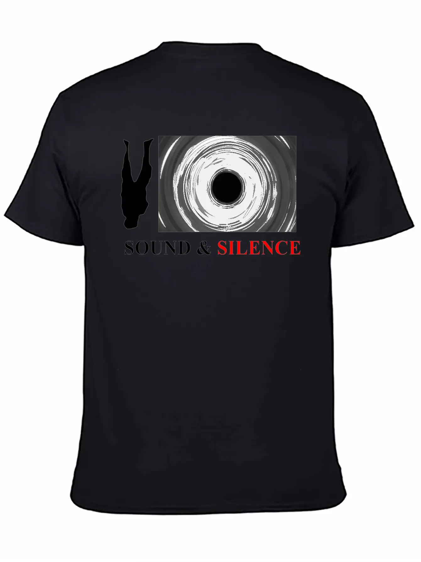 Sound And Silence Comfortable Minimalist Graphic Tee – Summer Style Essential