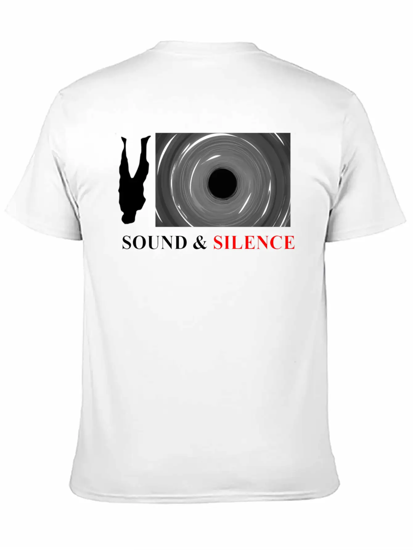 Sound And Silence Comfortable Minimalist Graphic Tee – Summer Style Essential