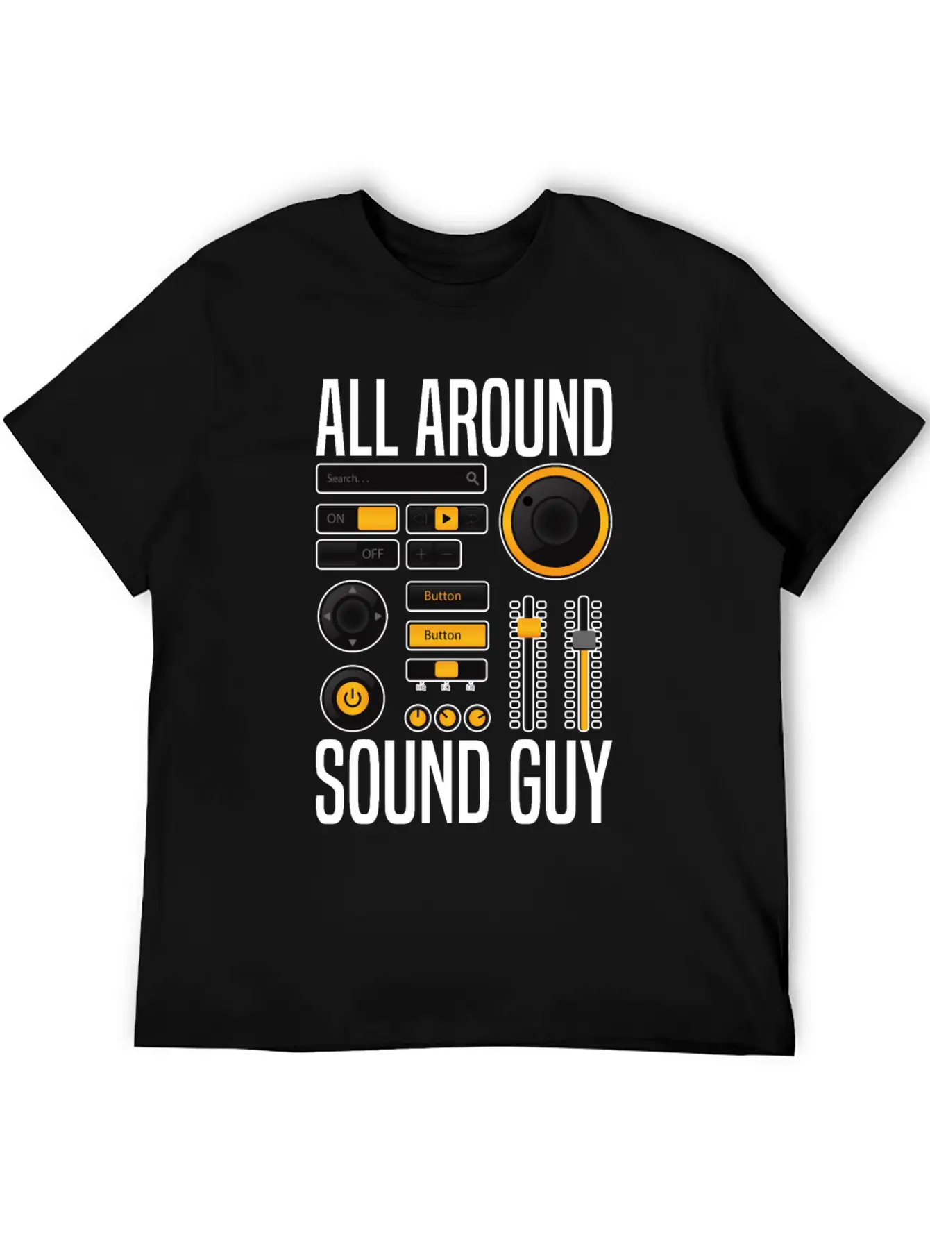Sound Audio Engineer Music Producer Unisex Casual T-Shirt – Clean Design For Daily Comfort