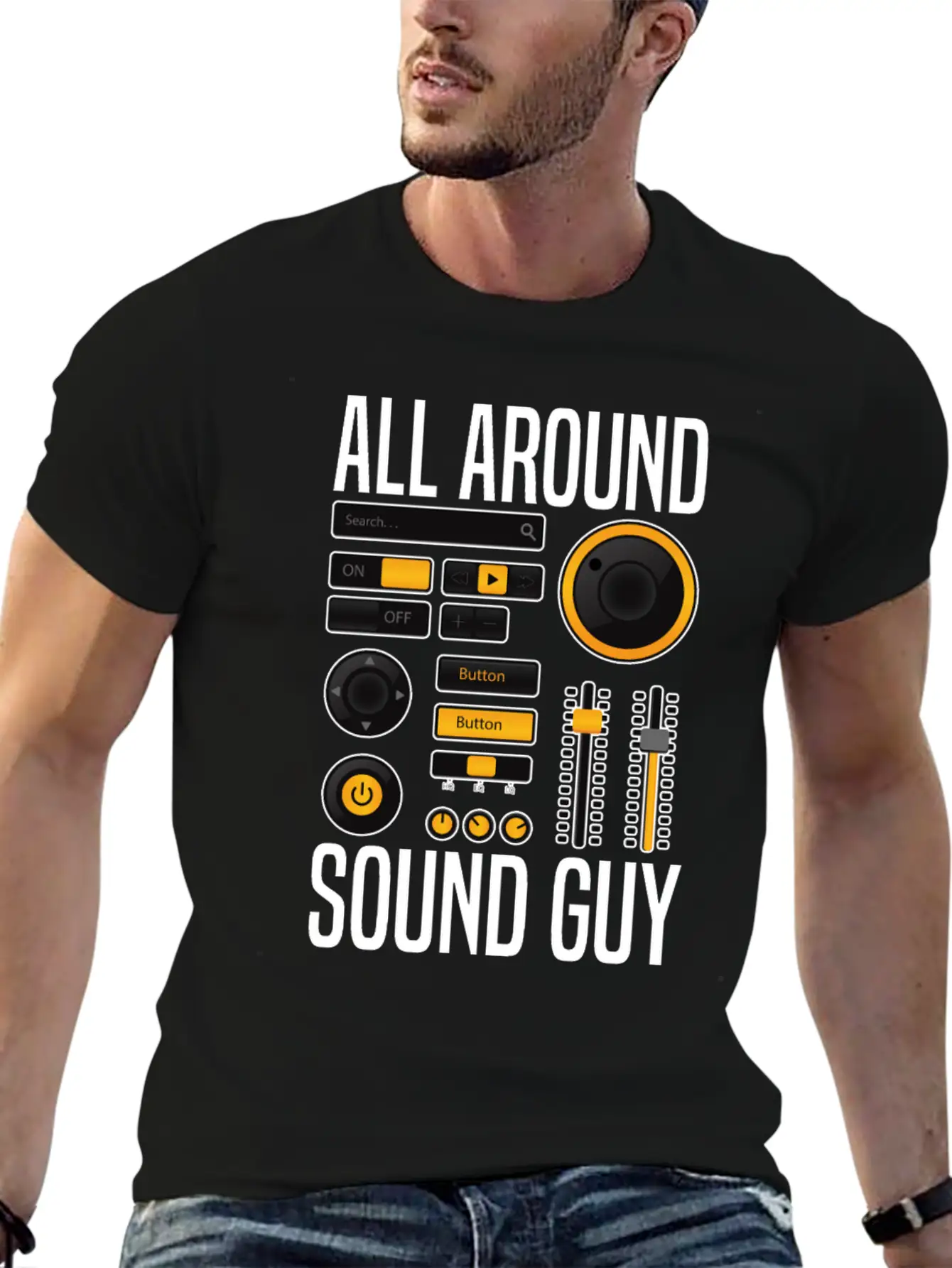 Sound Audio Engineer Music Producer Unisex Casual T-Shirt – Clean Design For Daily Comfort
