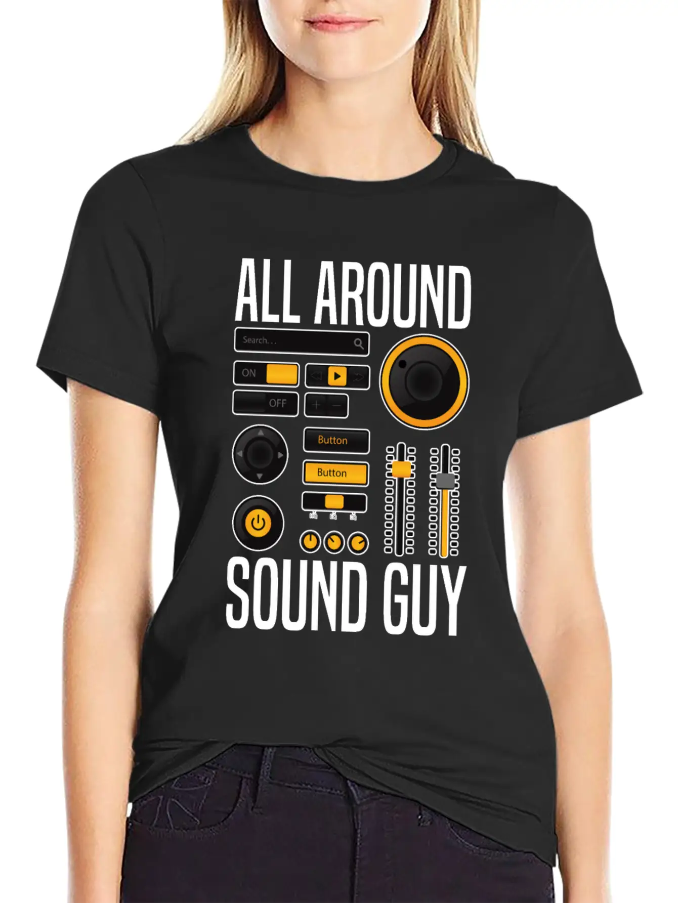 Sound Audio Engineer Music Producer Unisex Casual T-Shirt – Clean Design For Daily Comfort