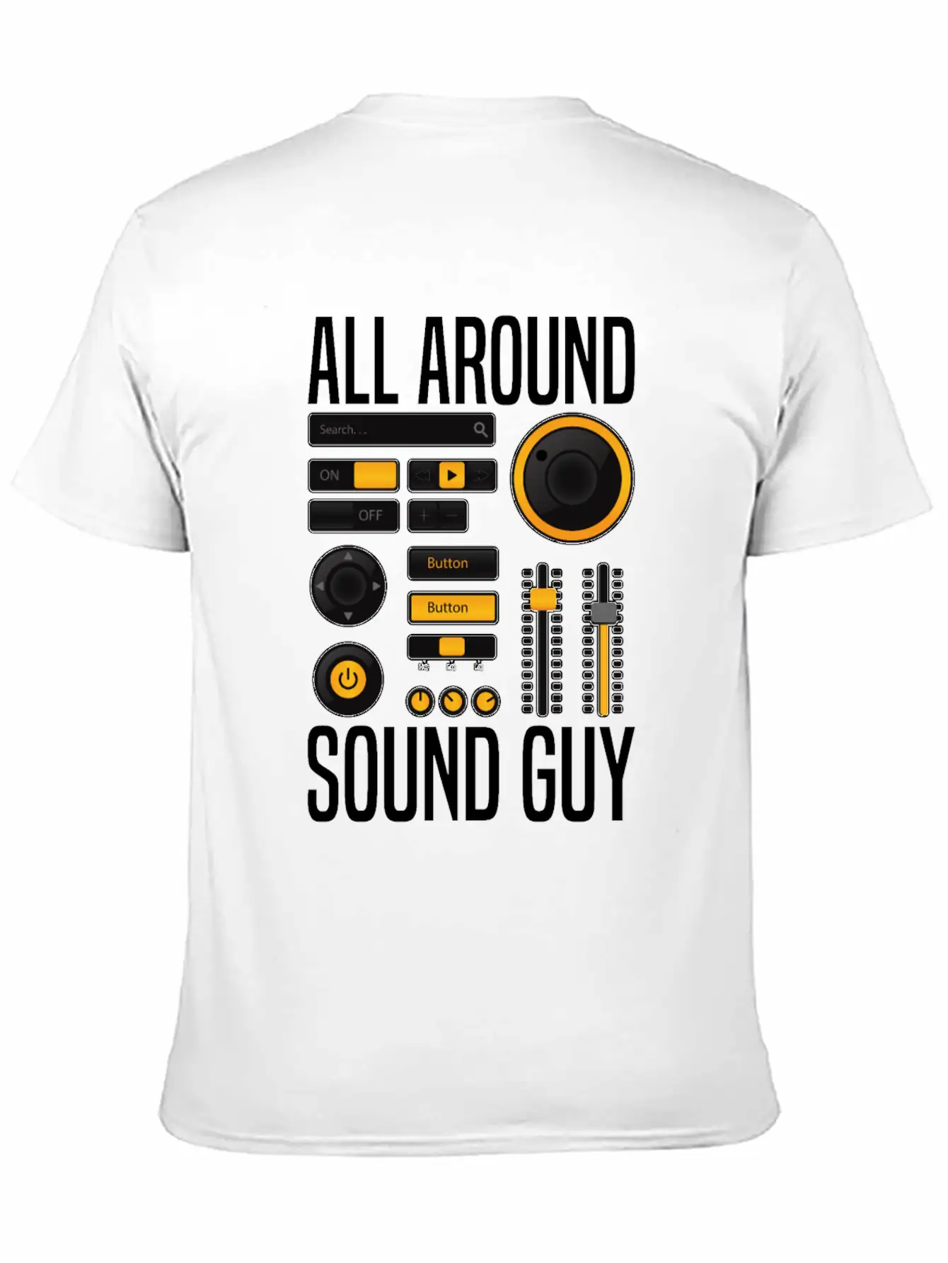 Sound Audio Engineer Music Producer Unisex Casual T-Shirt – Clean Design For Daily Comfort
