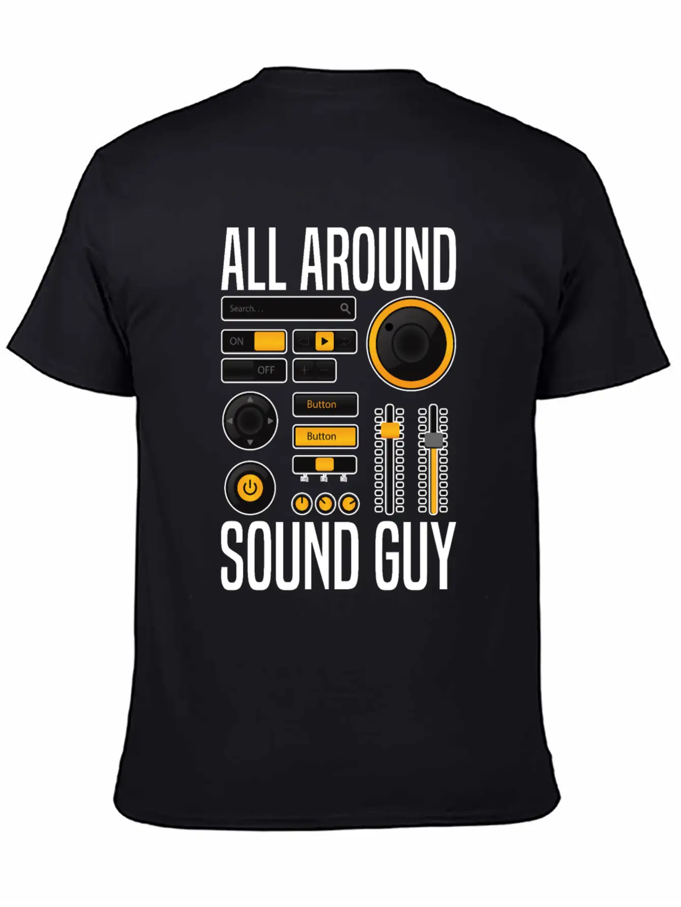 Sound Audio Engineer Music Producer Unisex Casual T-Shirt – Clean Design For Daily Comfort