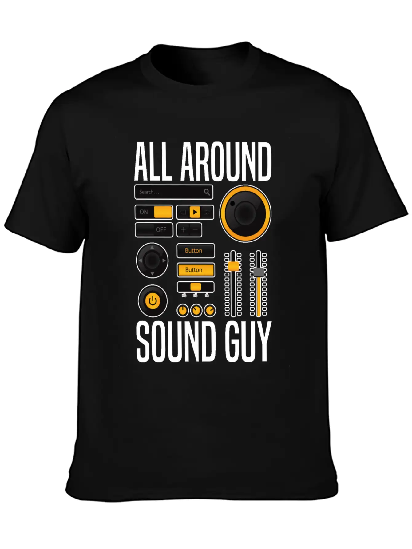 Sound Audio Engineer Music Producer Unisex Casual T-Shirt – Clean Design For Daily Comfort