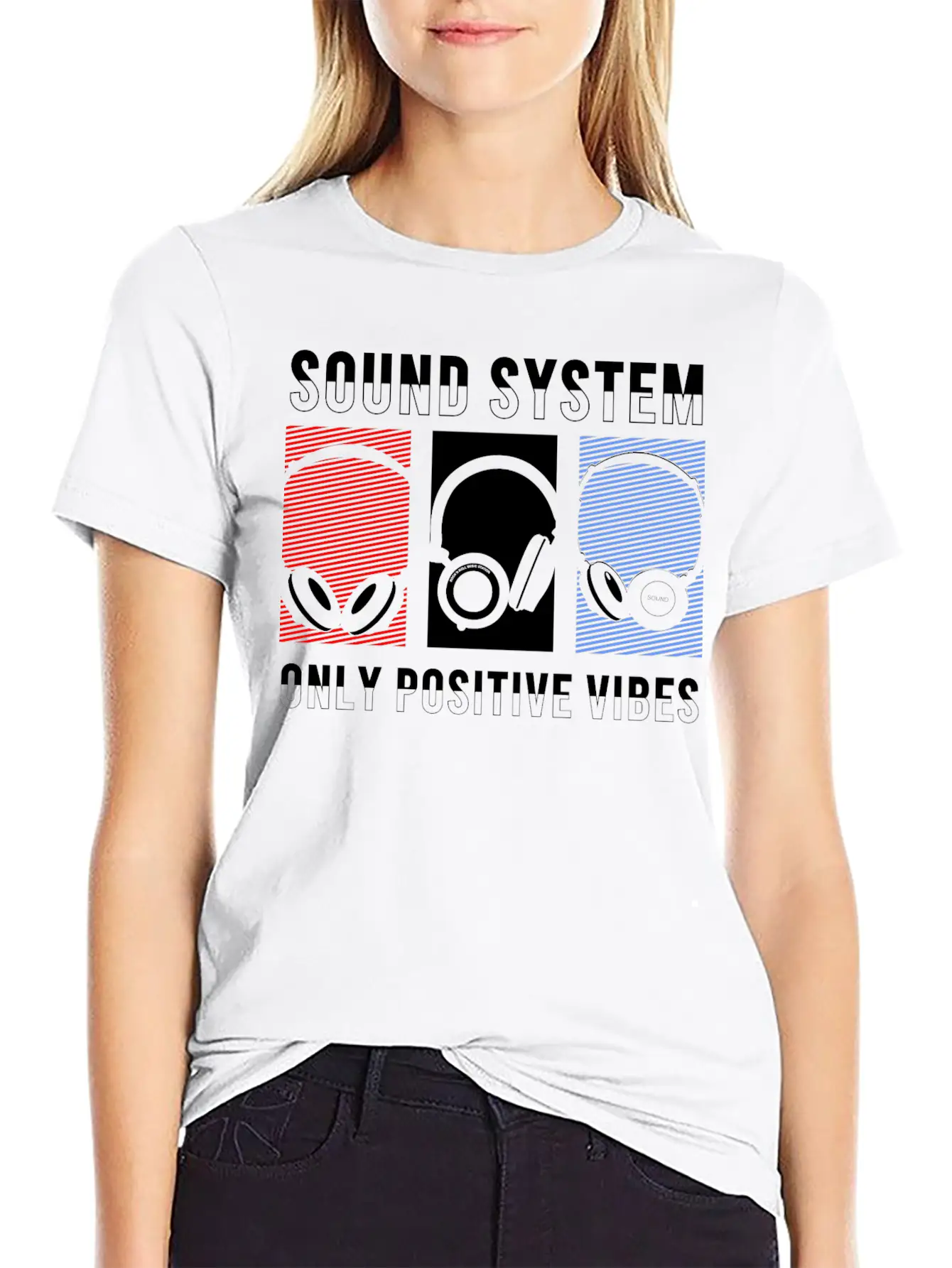 Sound System SHIRT Lightweight Cotton T-Shirt – Daily Comfort Graphic Shirt