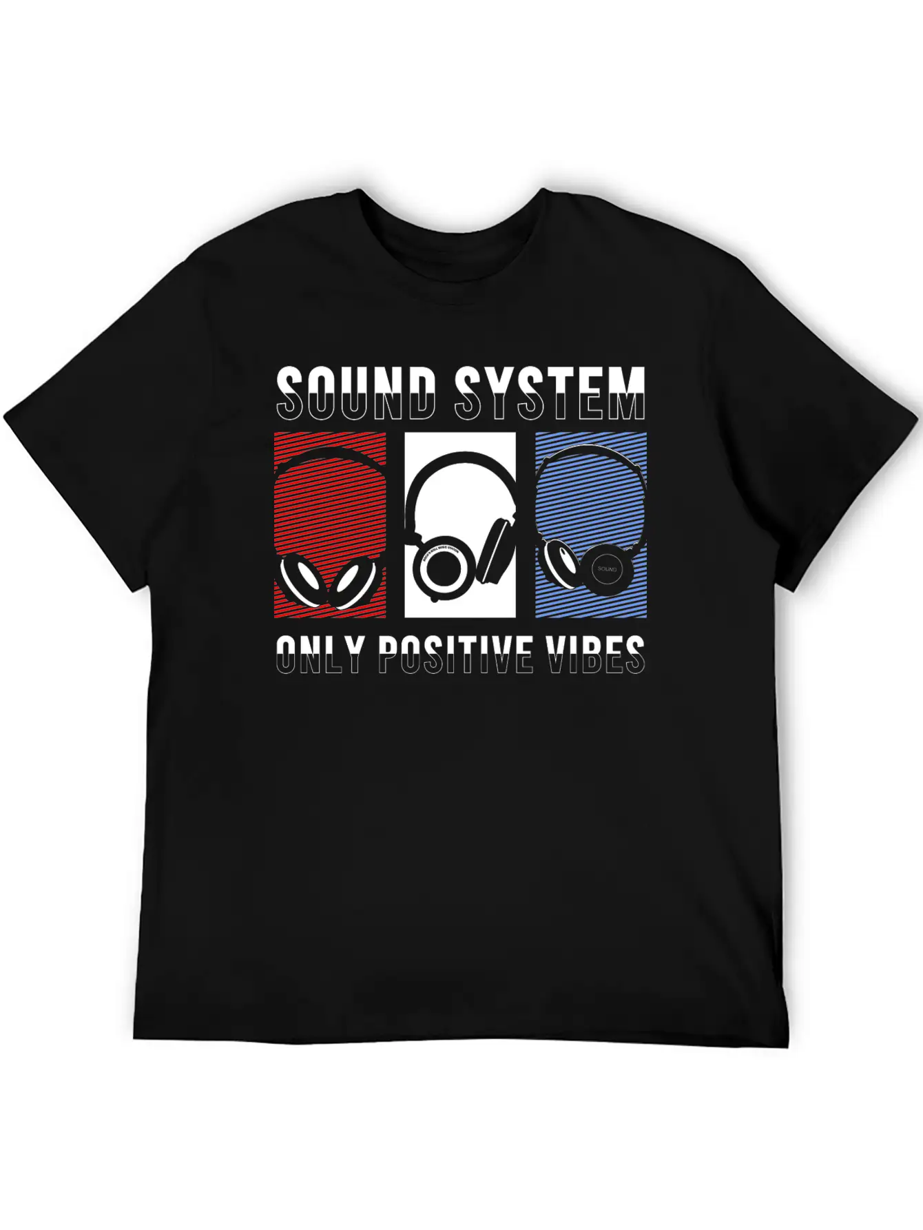 Sound System SHIRT Lightweight Cotton T-Shirt – Daily Comfort Graphic Shirt