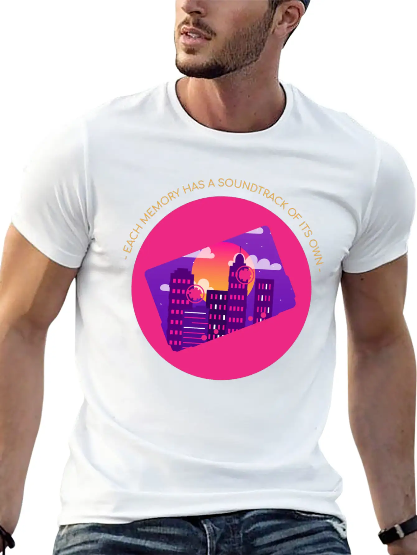 Soundtrack Of Memory Comfortable Minimalist Graphic Tee – Summer Style Essential