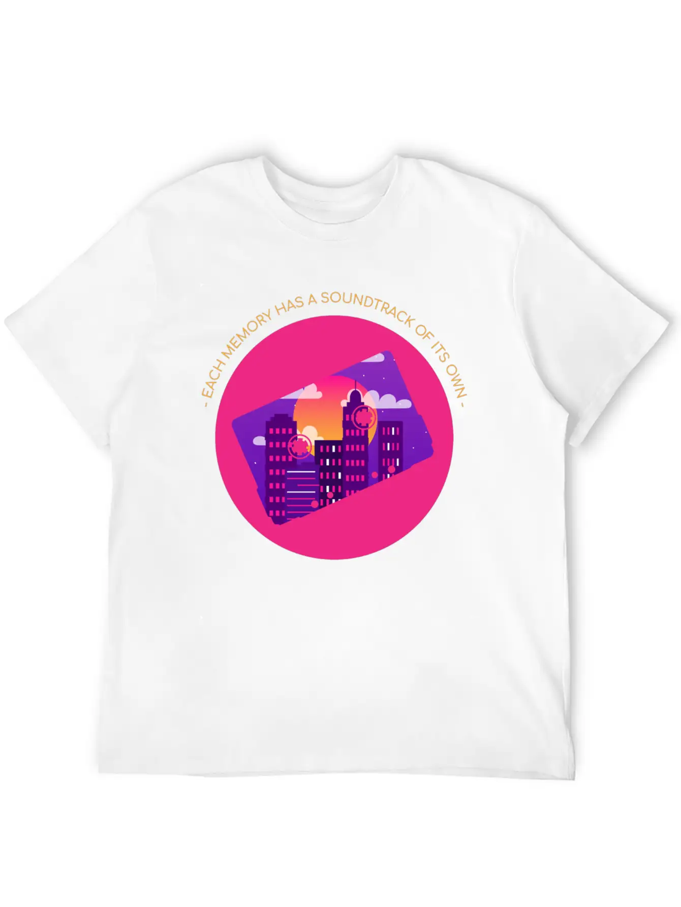 Soundtrack Of Memory Comfortable Minimalist Graphic Tee – Summer Style Essential