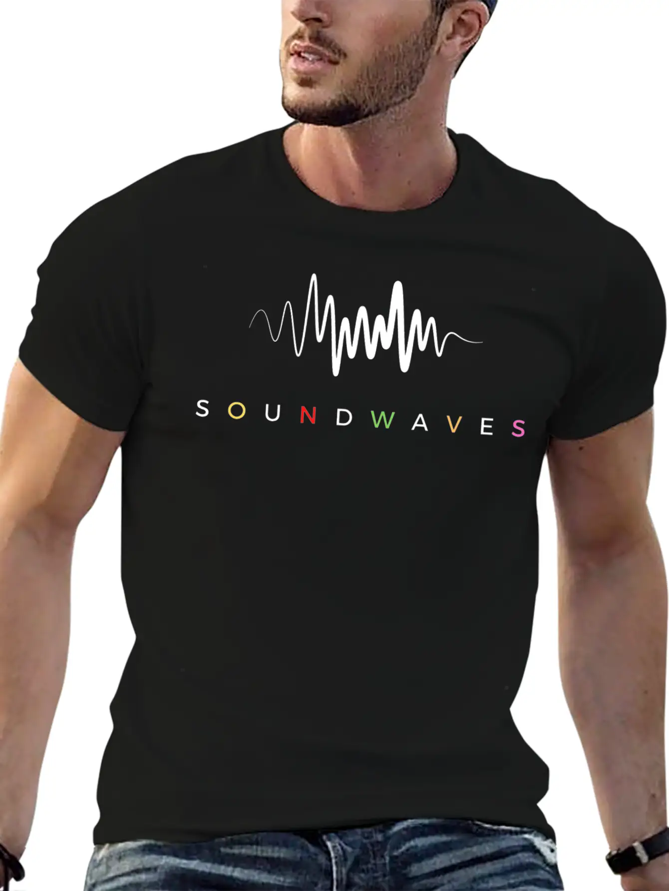 Soundwaves Essential Cotton Tee For Daily Outfits – Unisex Style