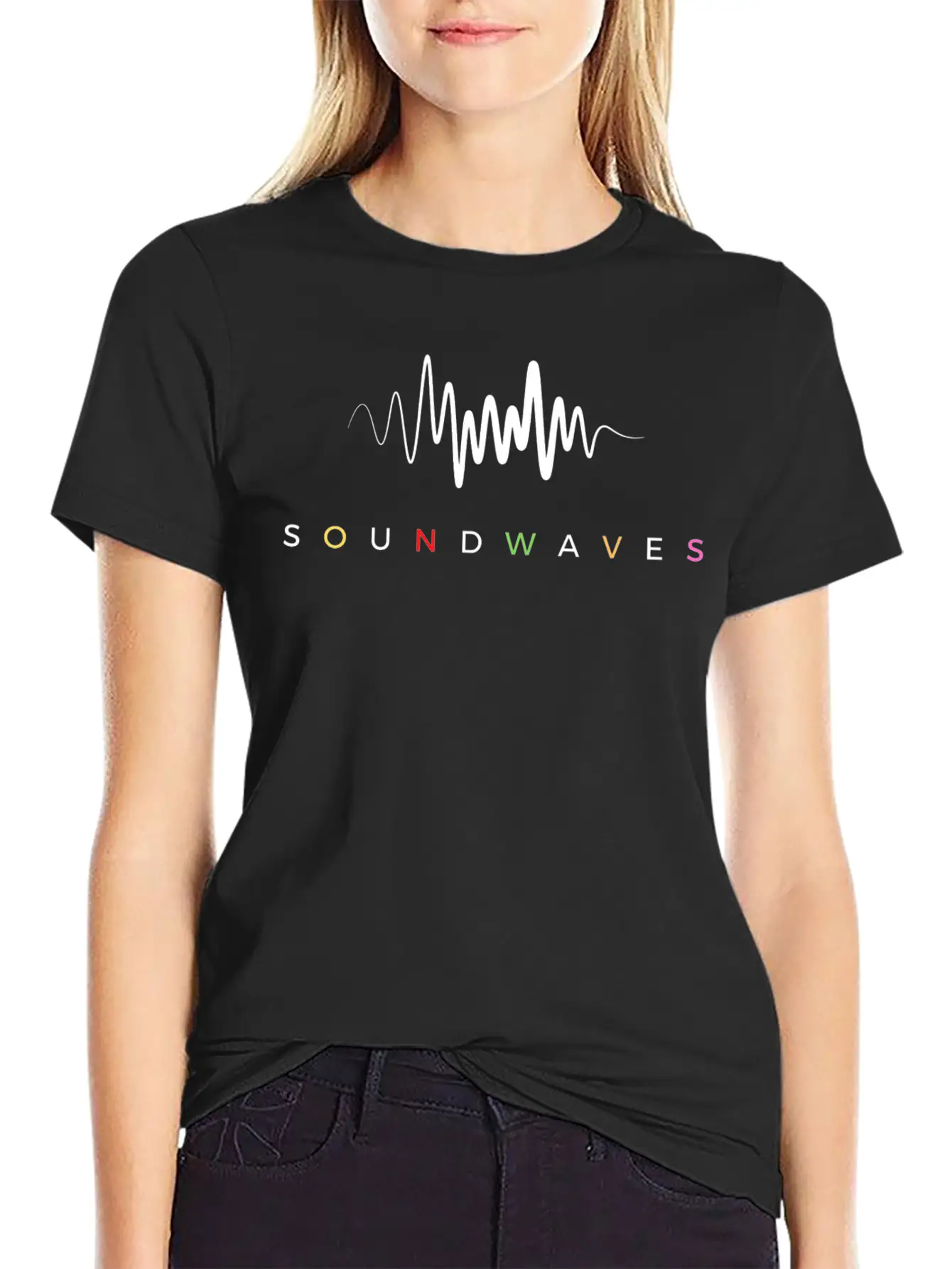 Soundwaves Essential Cotton Tee For Daily Outfits – Unisex Style
