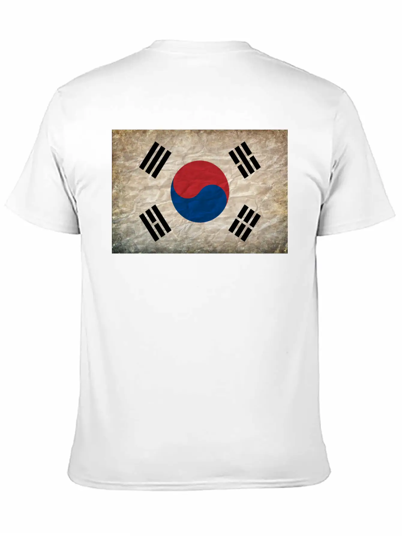 South Korea Flag Relaxed Everyday Tee – Lightweight And Durable Cotton