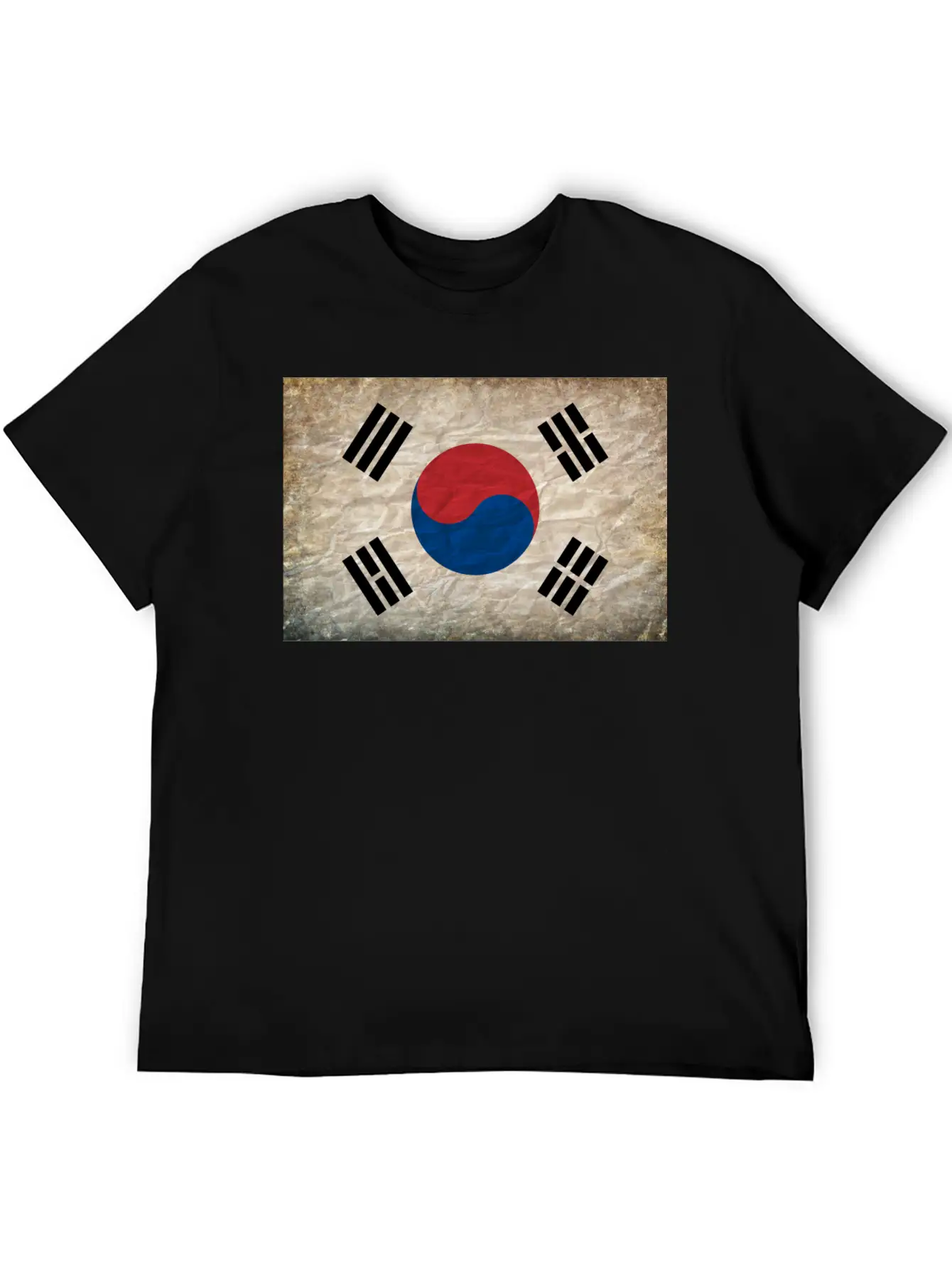 South Korea Flag Relaxed Everyday Tee – Lightweight And Durable Cotton