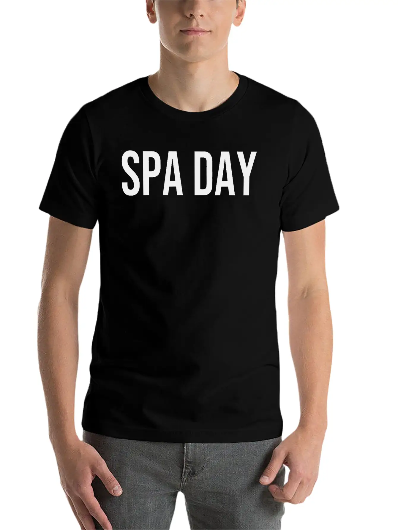 Spa Day Essential Cotton Tee For Daily Outfits – Unisex Style