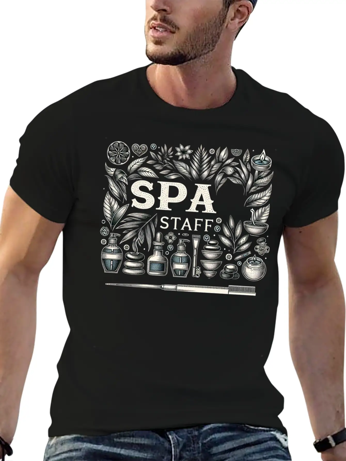Spa Staff 5 Stylish Everyday T-Shirt – Unisex Basic Cotton Tee