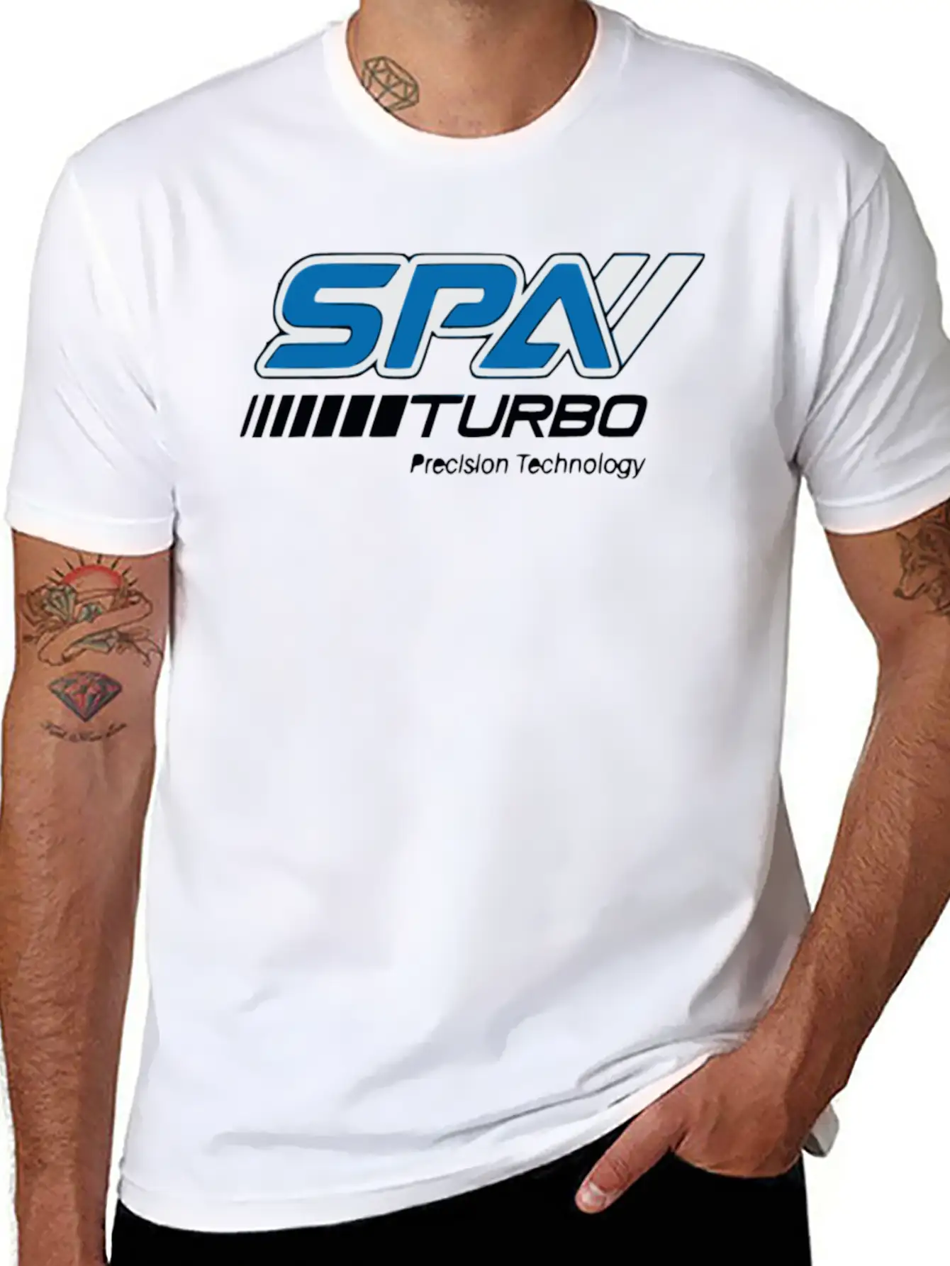 SPA TURBO Lightweight Cotton T-Shirt – Daily Comfort Graphic Shirt