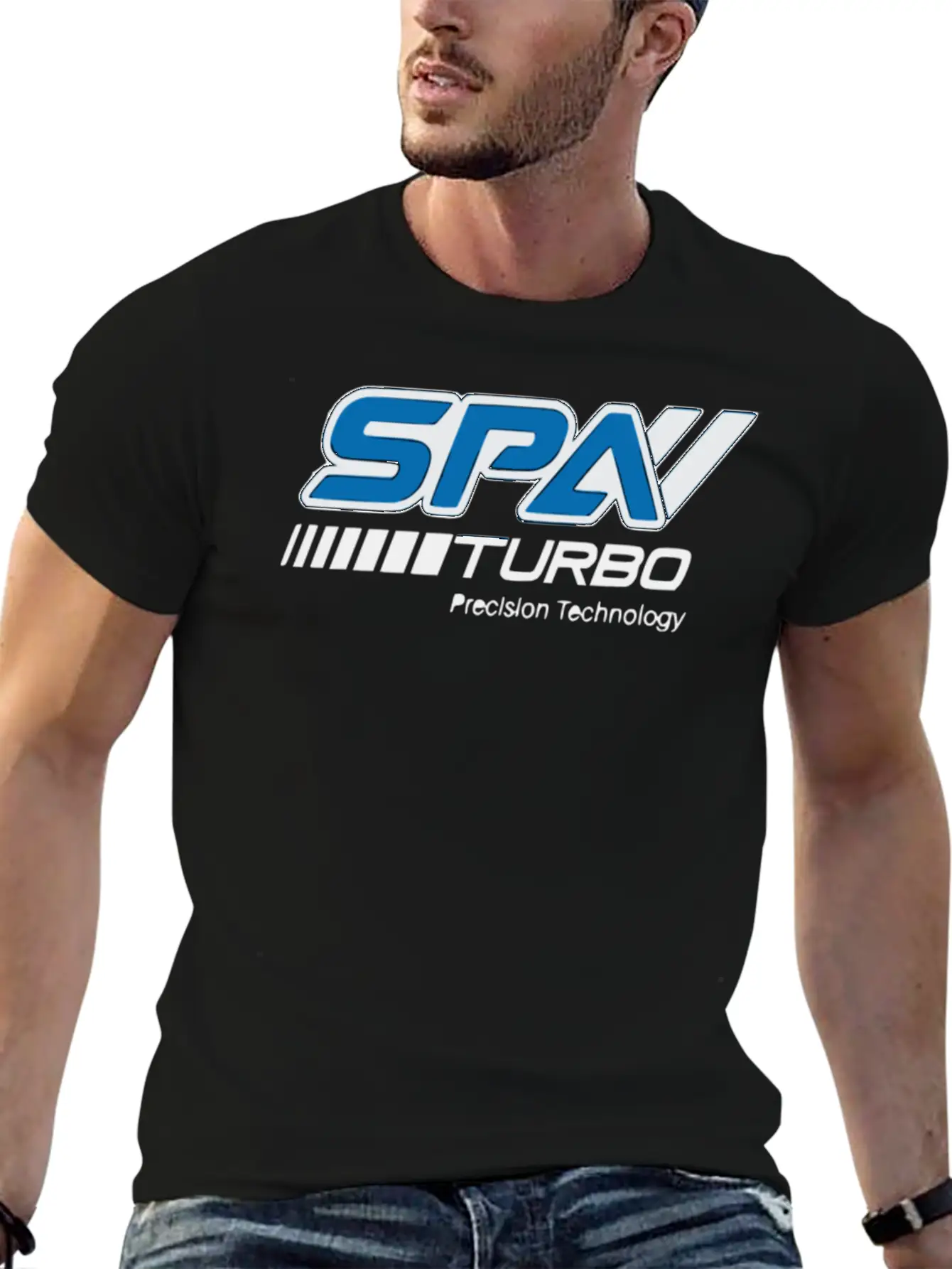 SPA TURBO Lightweight Cotton T-Shirt – Daily Comfort Graphic Shirt