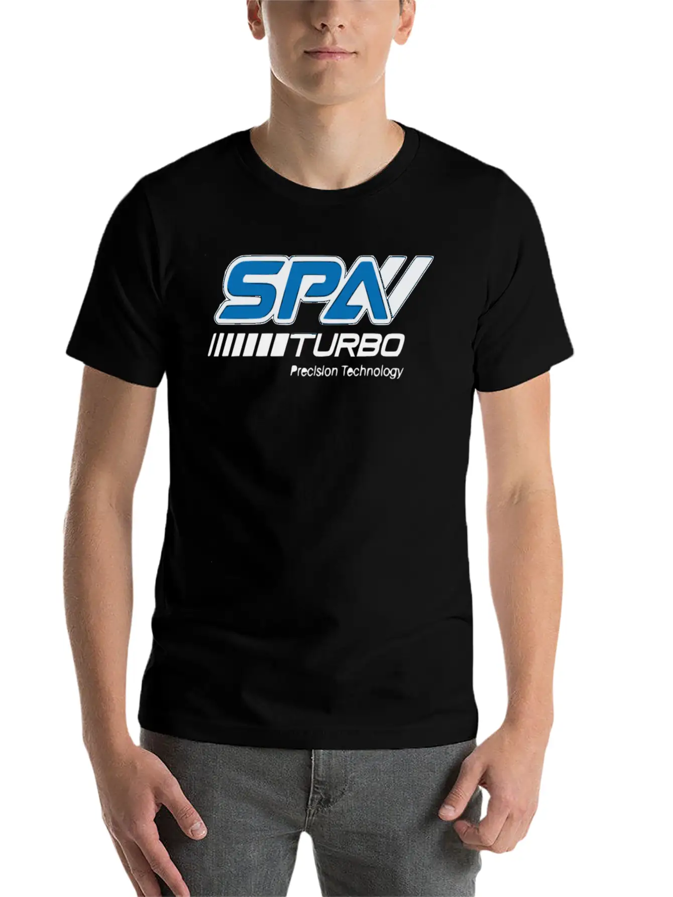 SPA TURBO Lightweight Cotton T-Shirt – Daily Comfort Graphic Shirt