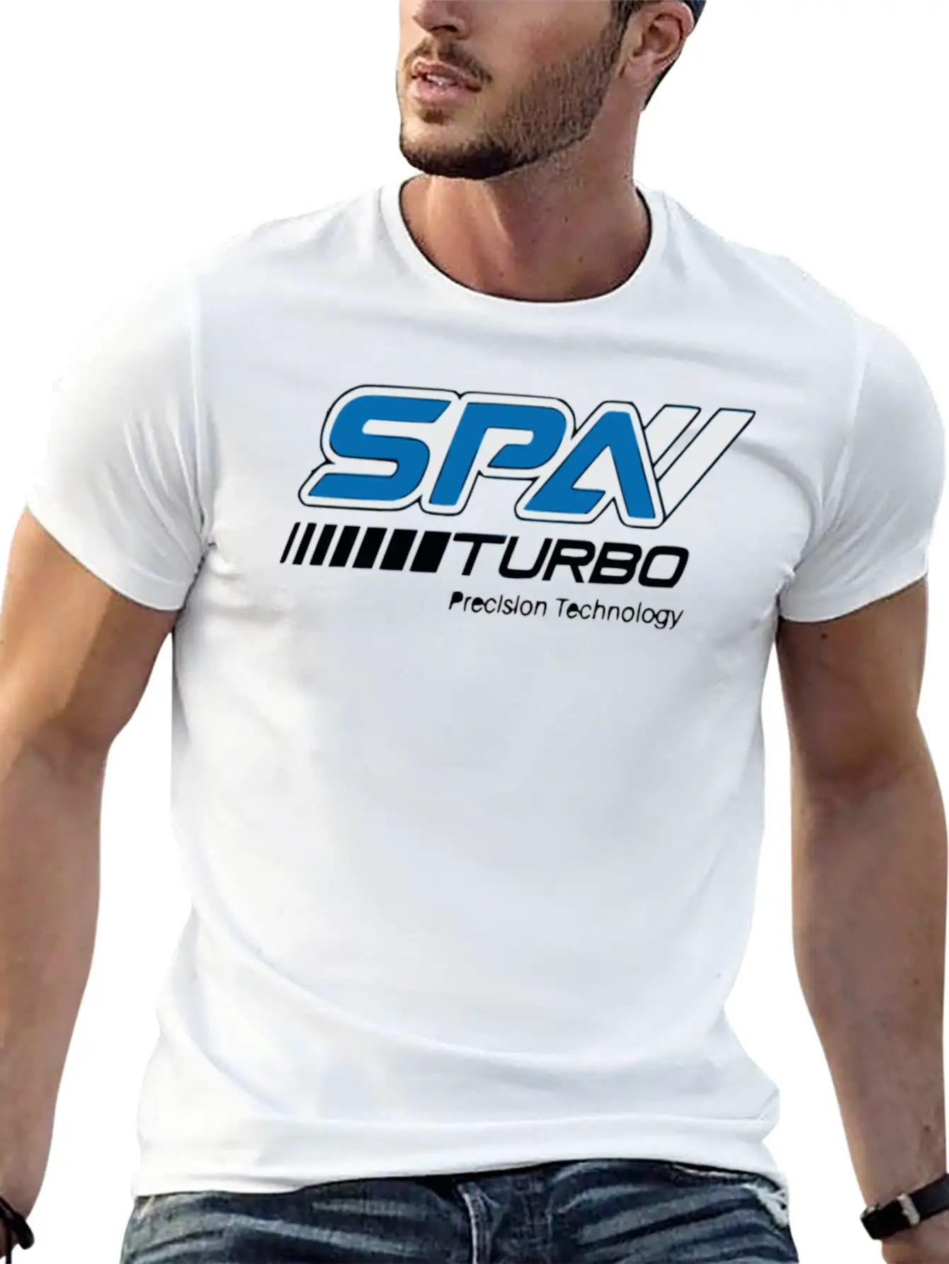 SPA TURBO Lightweight Cotton T-Shirt – Daily Comfort Graphic Shirt