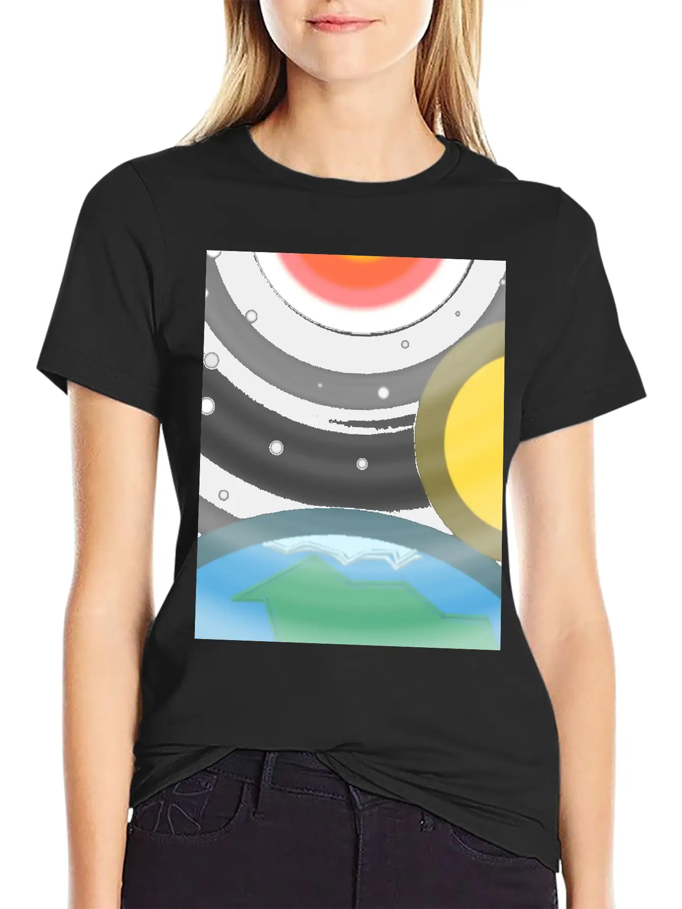 Space And Earth Soft Cotton Short Sleeve Tee – Unisex Wardrobe Staple