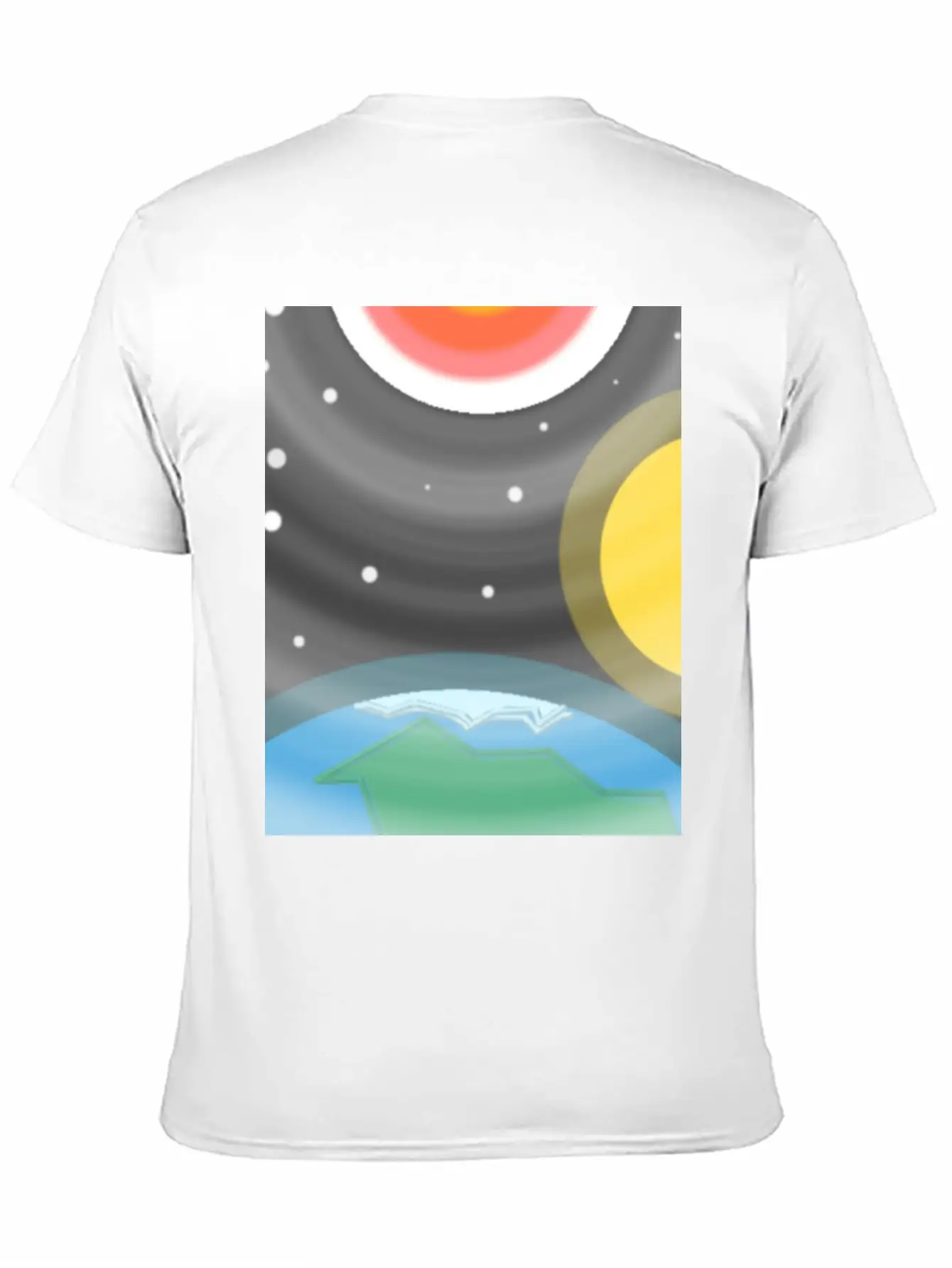 Space And Earth Soft Cotton Short Sleeve Tee – Unisex Wardrobe Staple