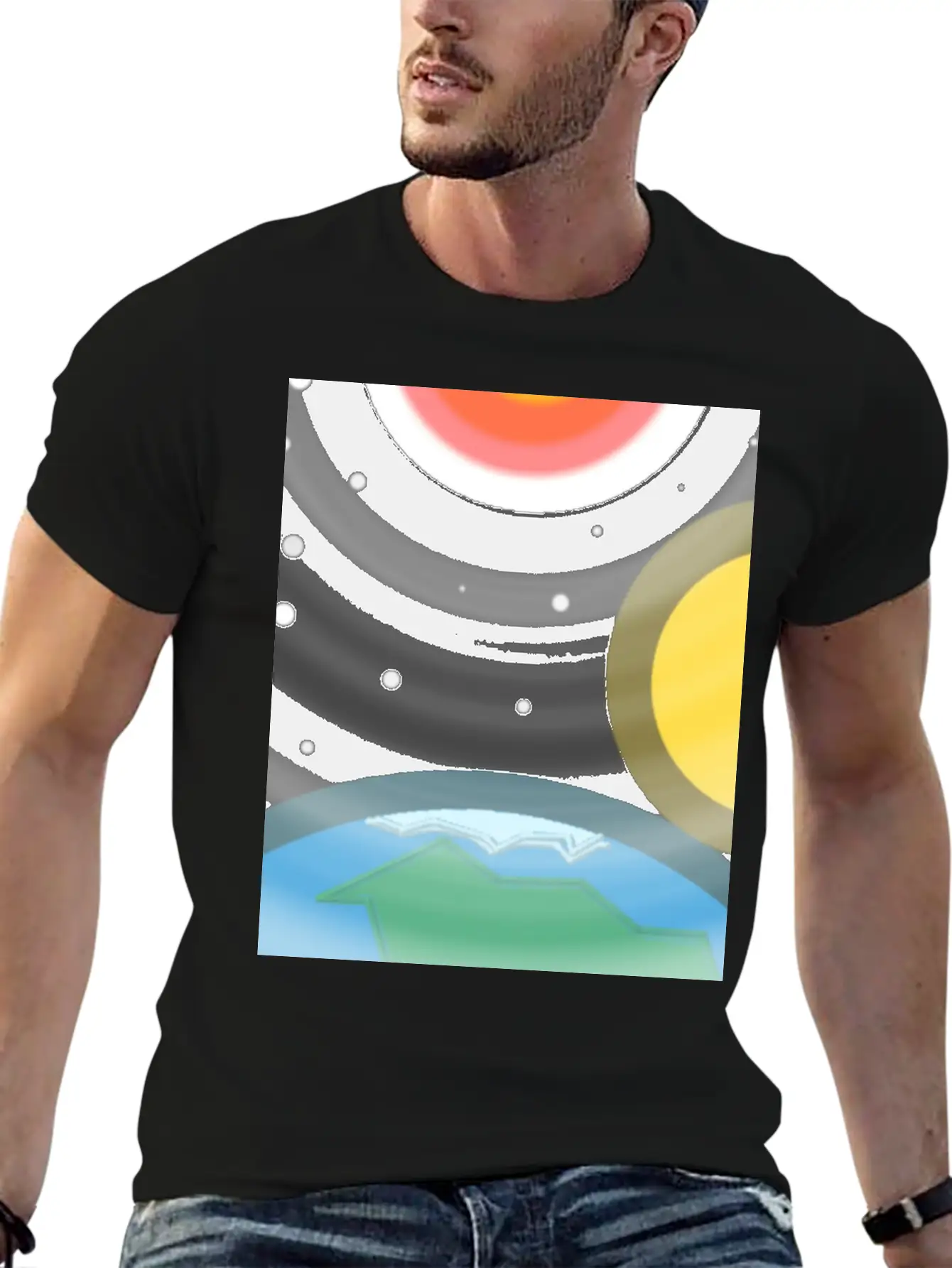 Space And Earth Soft Cotton Short Sleeve Tee – Unisex Wardrobe Staple