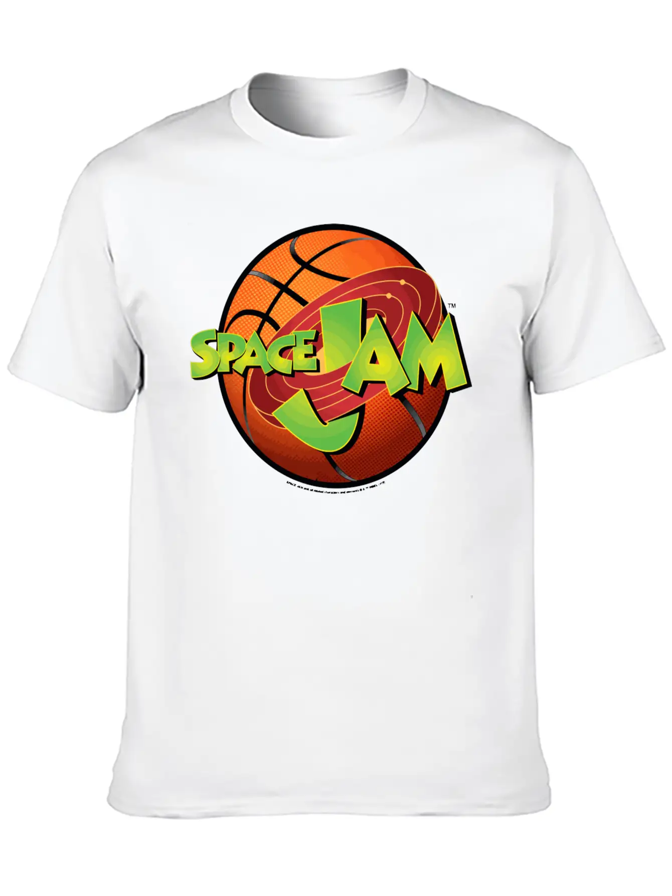 Space Jam Basketball Logo Unisex Casual T-Shirt – Clean Design For Daily Comfort