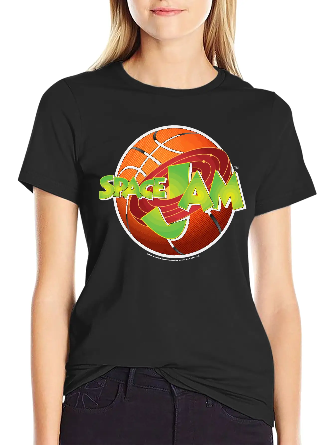 Space Jam Basketball Logo Unisex Casual T-Shirt – Clean Design For Daily Comfort