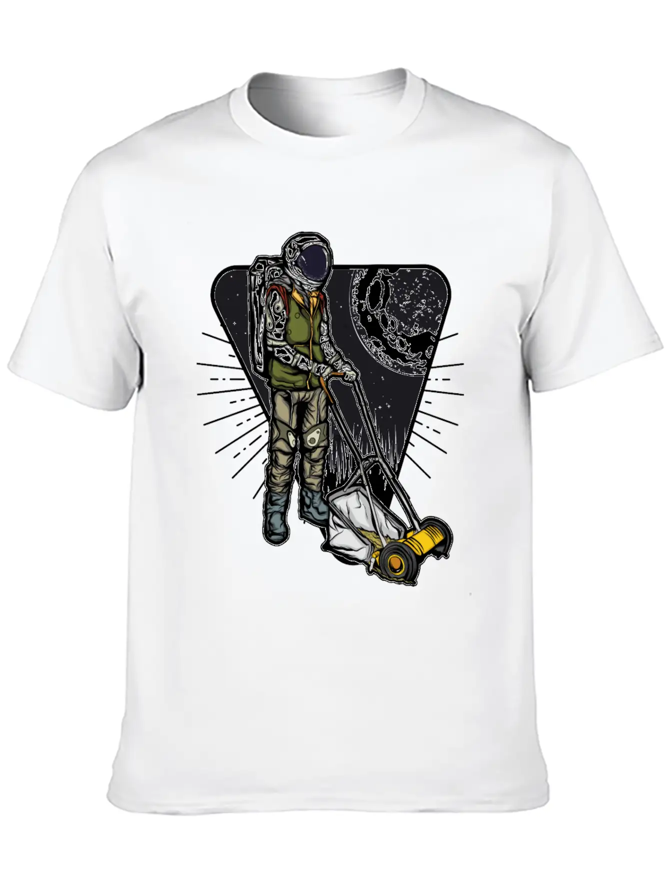 Space Lightweight Cotton T-Shirt – Daily Comfort Graphic Shirt